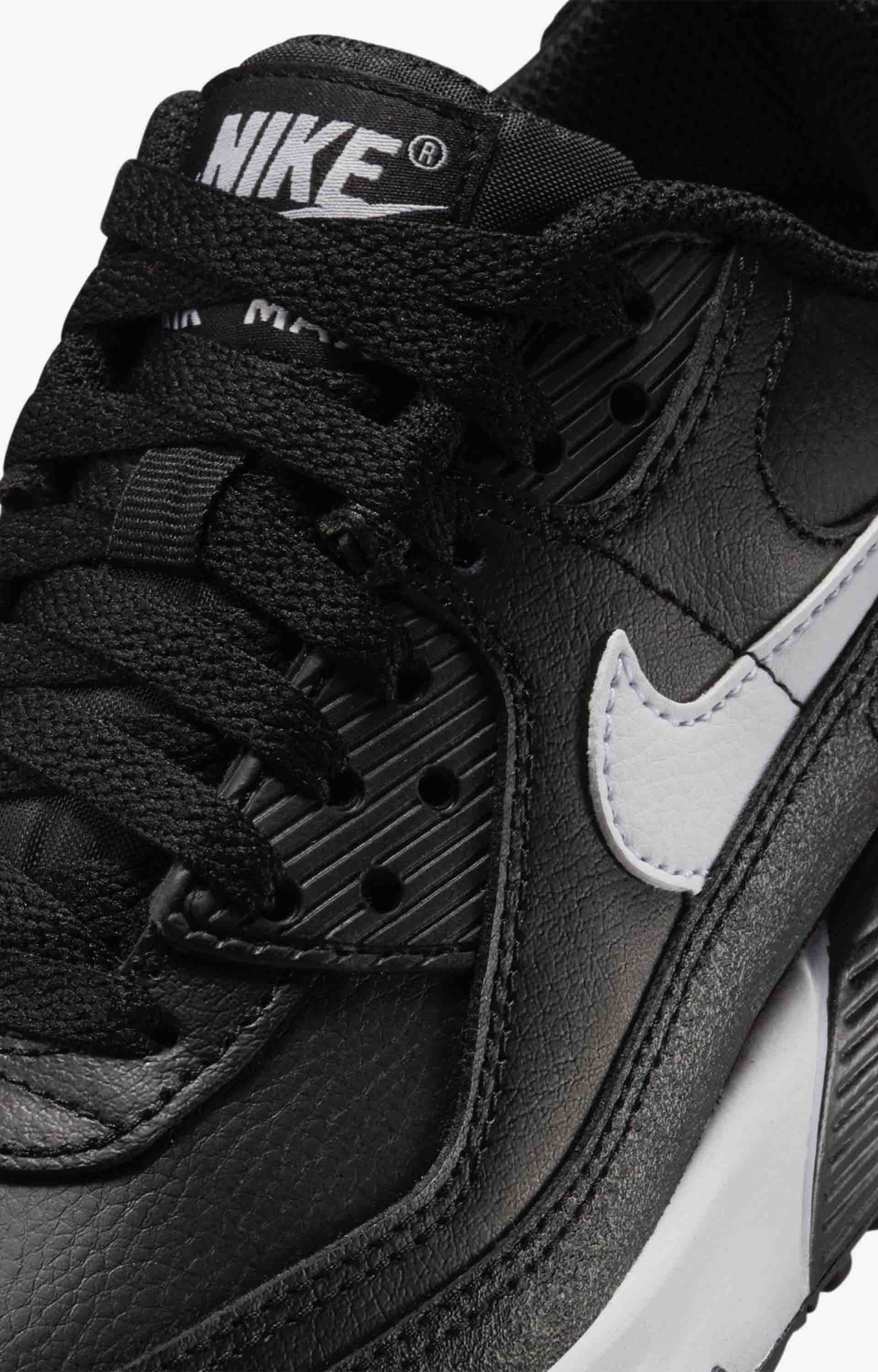 Nike Air Max 90 LTR Youth Shoe, Black/White