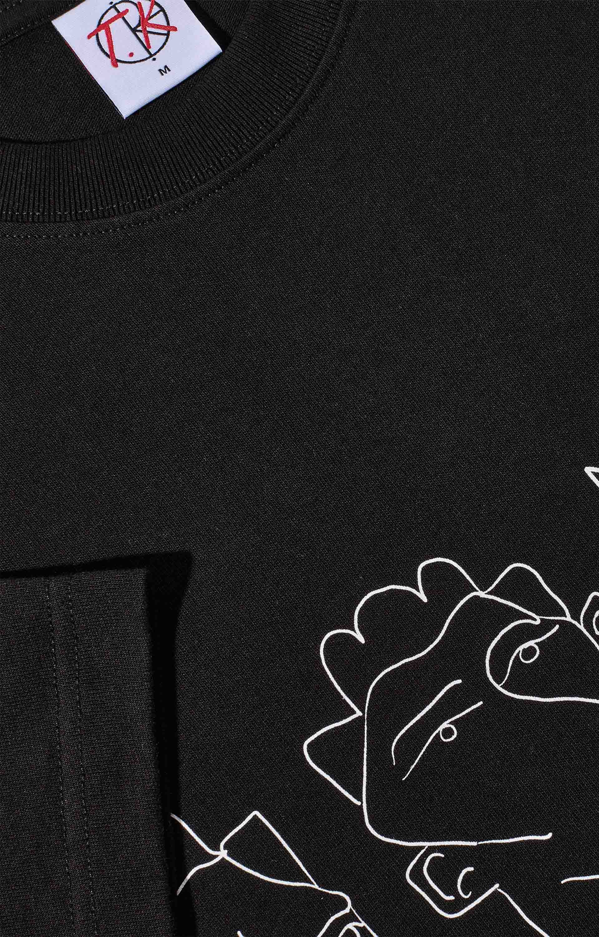 Polar Skate Co 8 Heads Contrast T-Shirt, Black/White