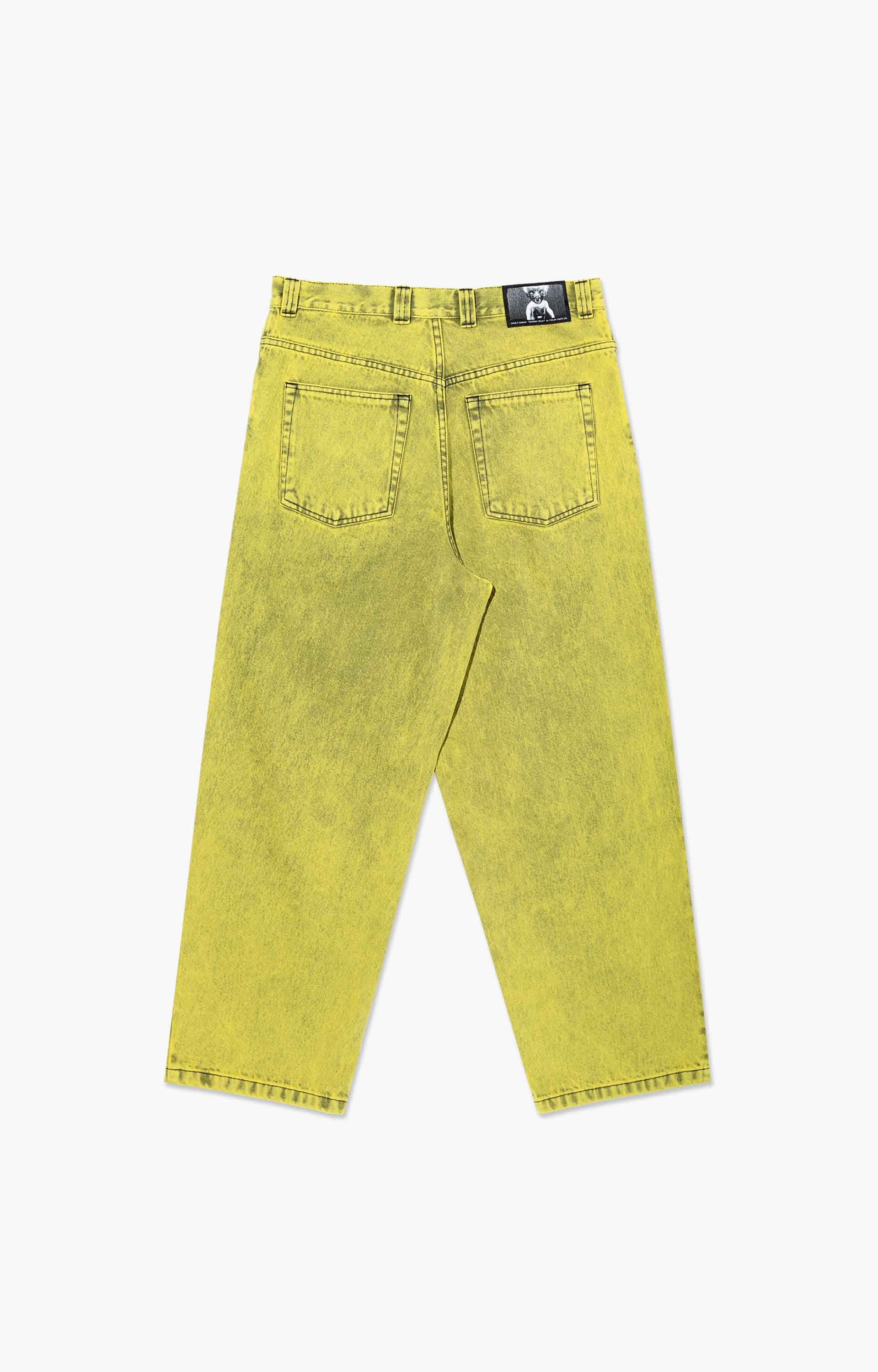 Polar Skate Co Big Boy Pants, Demon Child Lemon Black