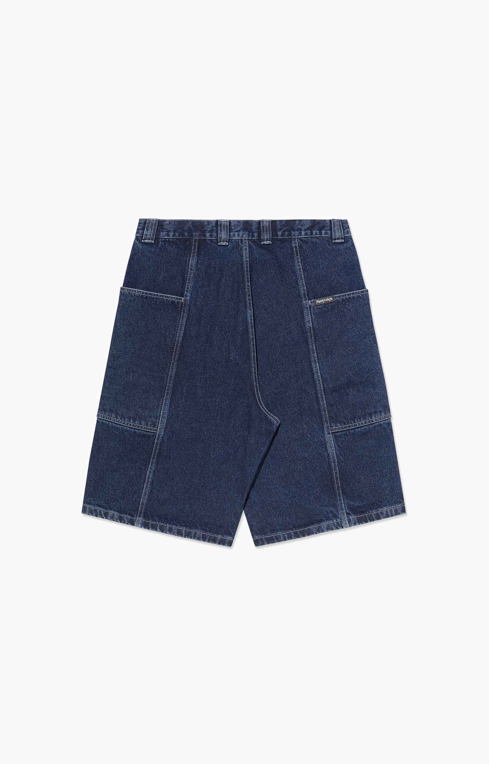 Polar Skate Co Jiro Shorts, Dark Blue/White Stitching