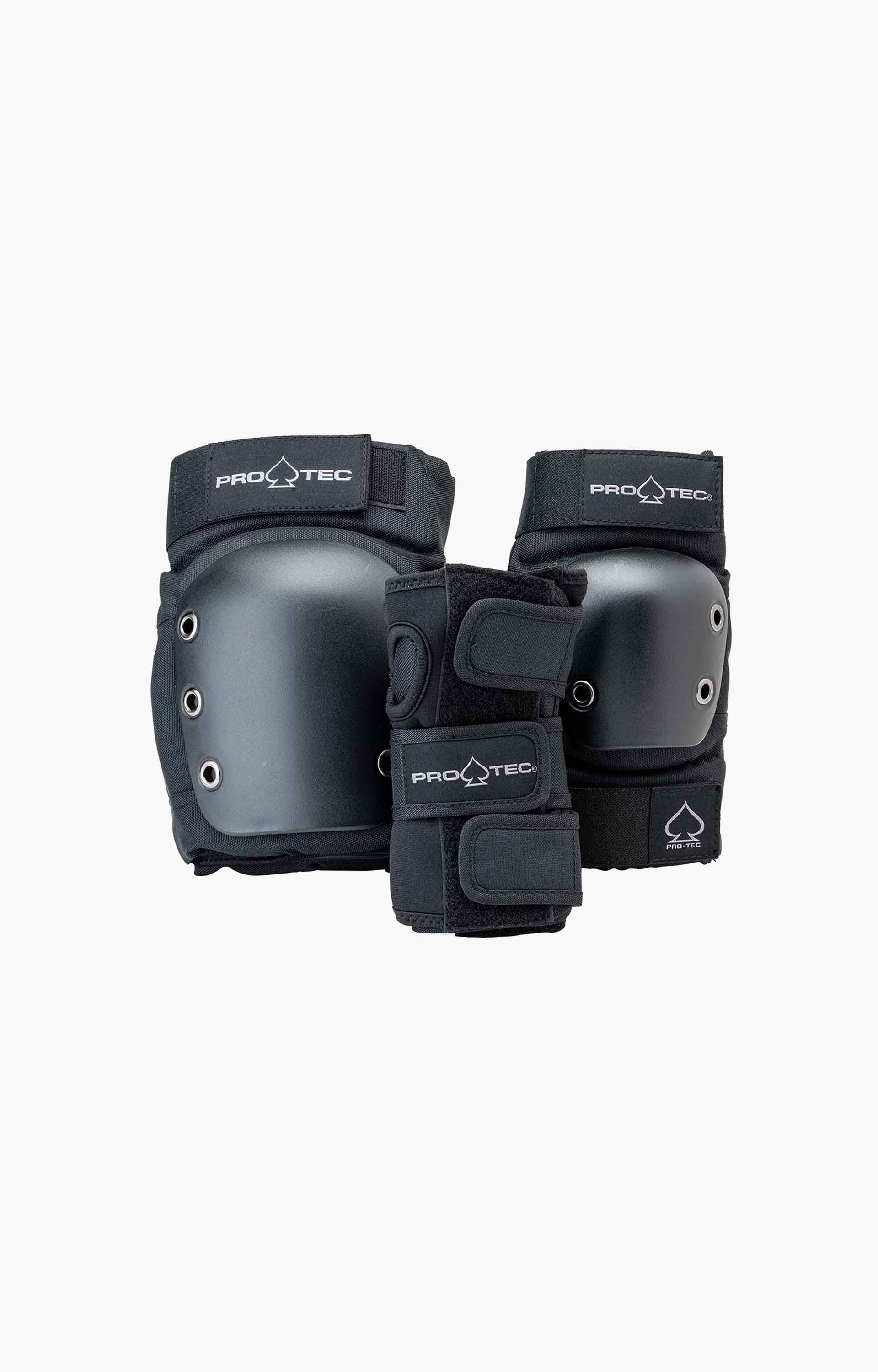 Pro-Tec Street Adult Pads 3 Pack, Black