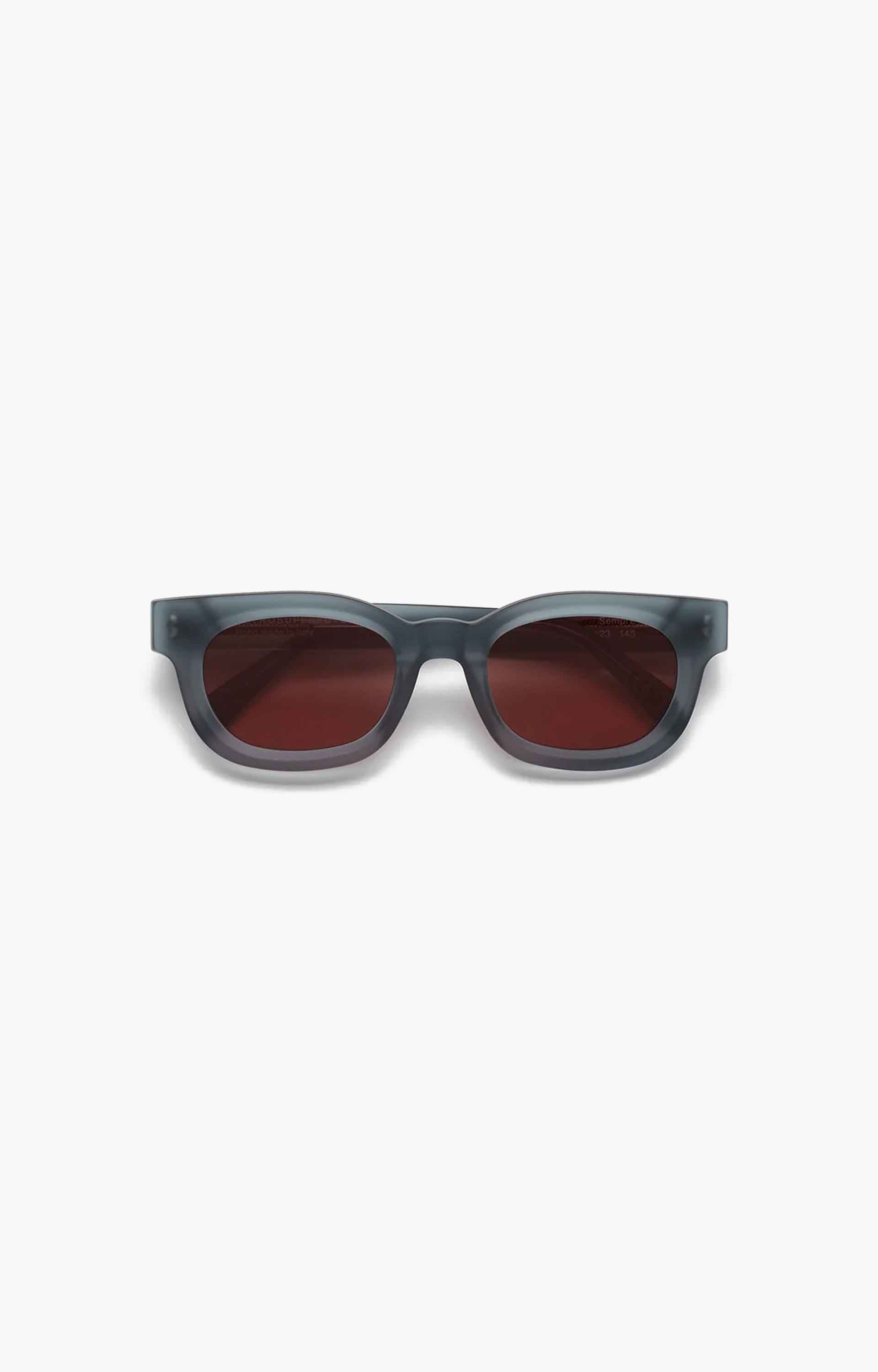 Retrosuperfuture Sempre Gray Cristal ZQ3 Sunglasses, Transparent Matte Grey