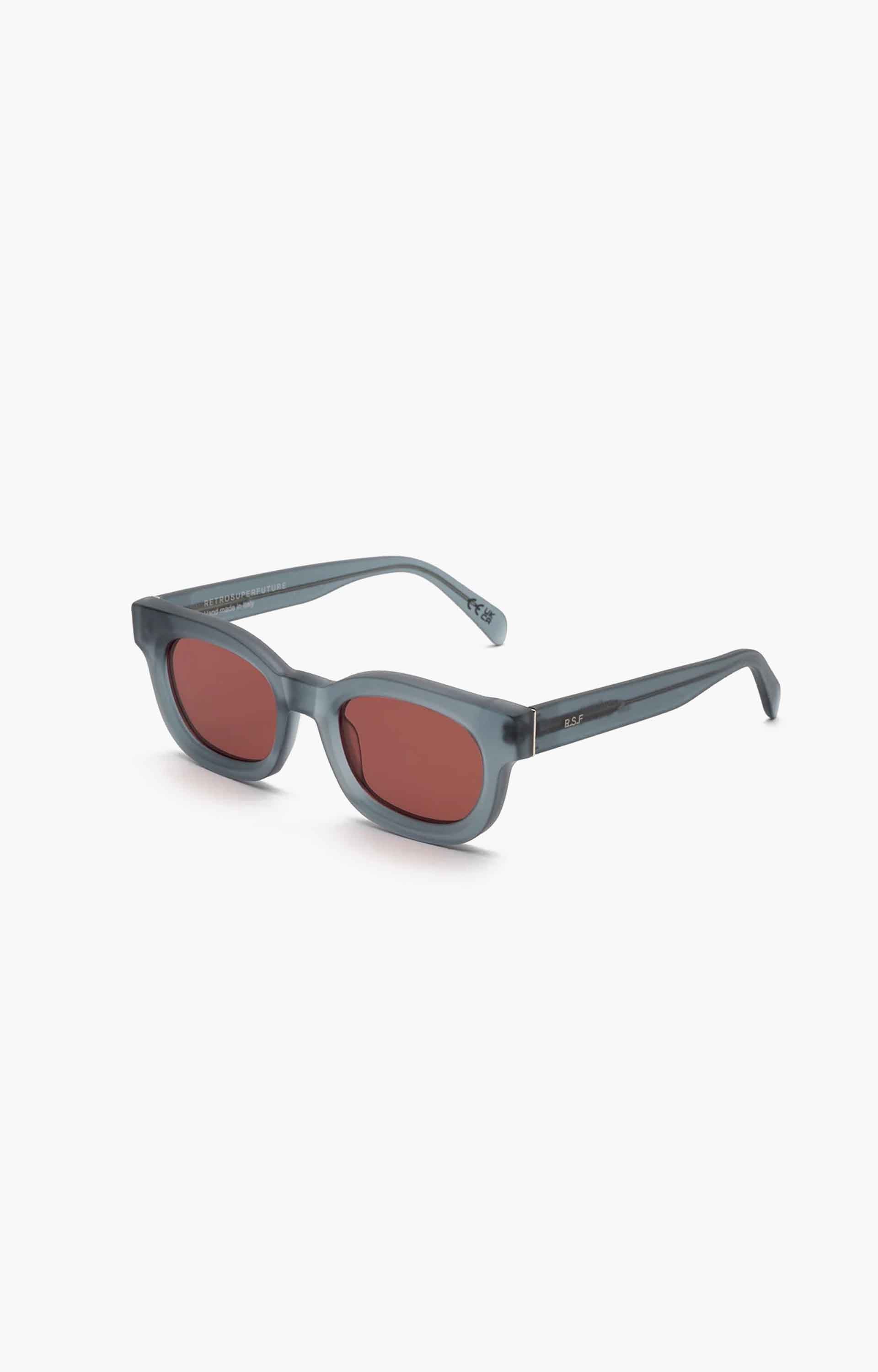Retrosuperfuture Sempre Gray Cristal ZQ3 Sunglasses, Transparent Matte Grey