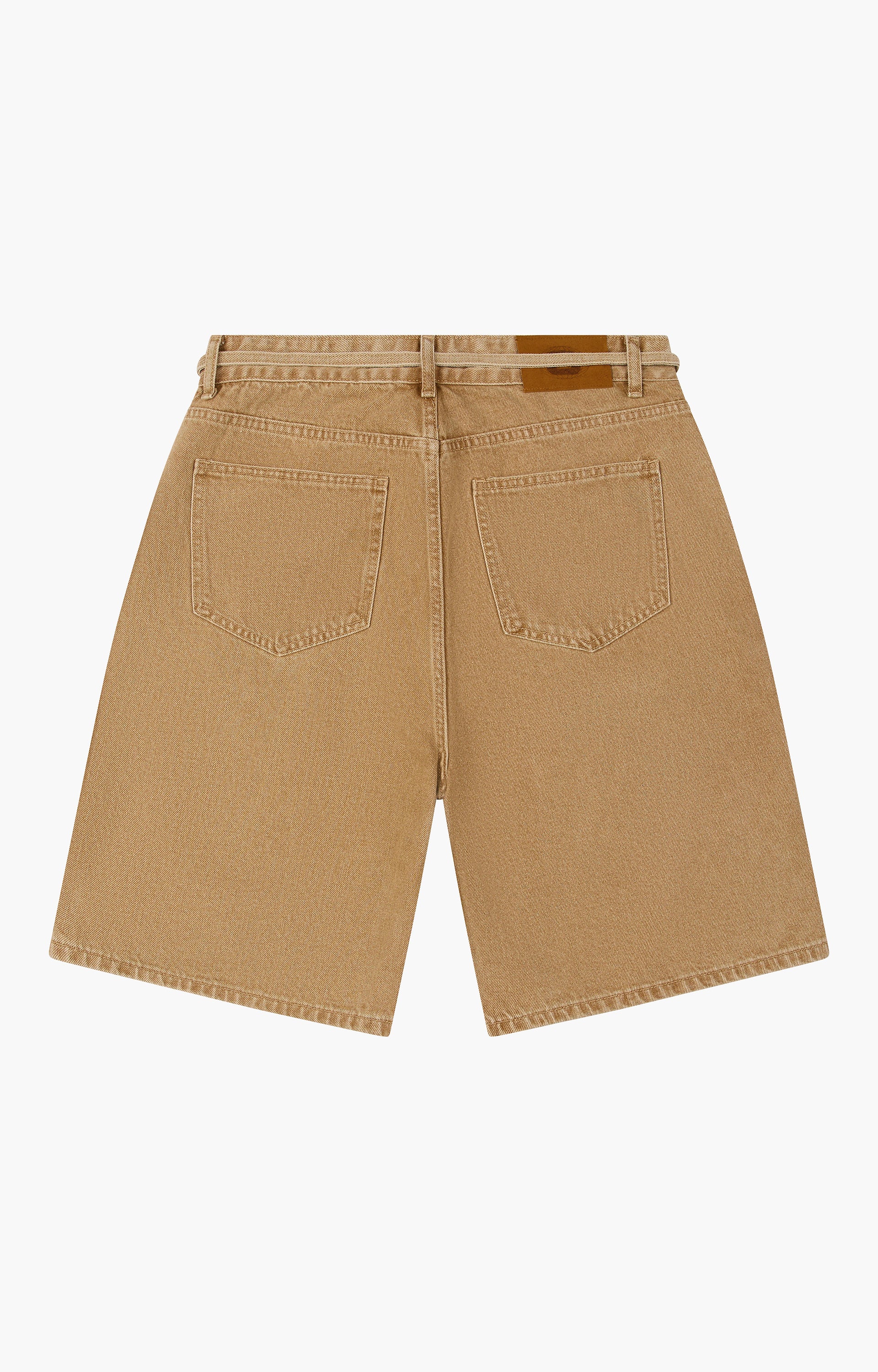 Concrete Lace Denim Short, Clay Brown