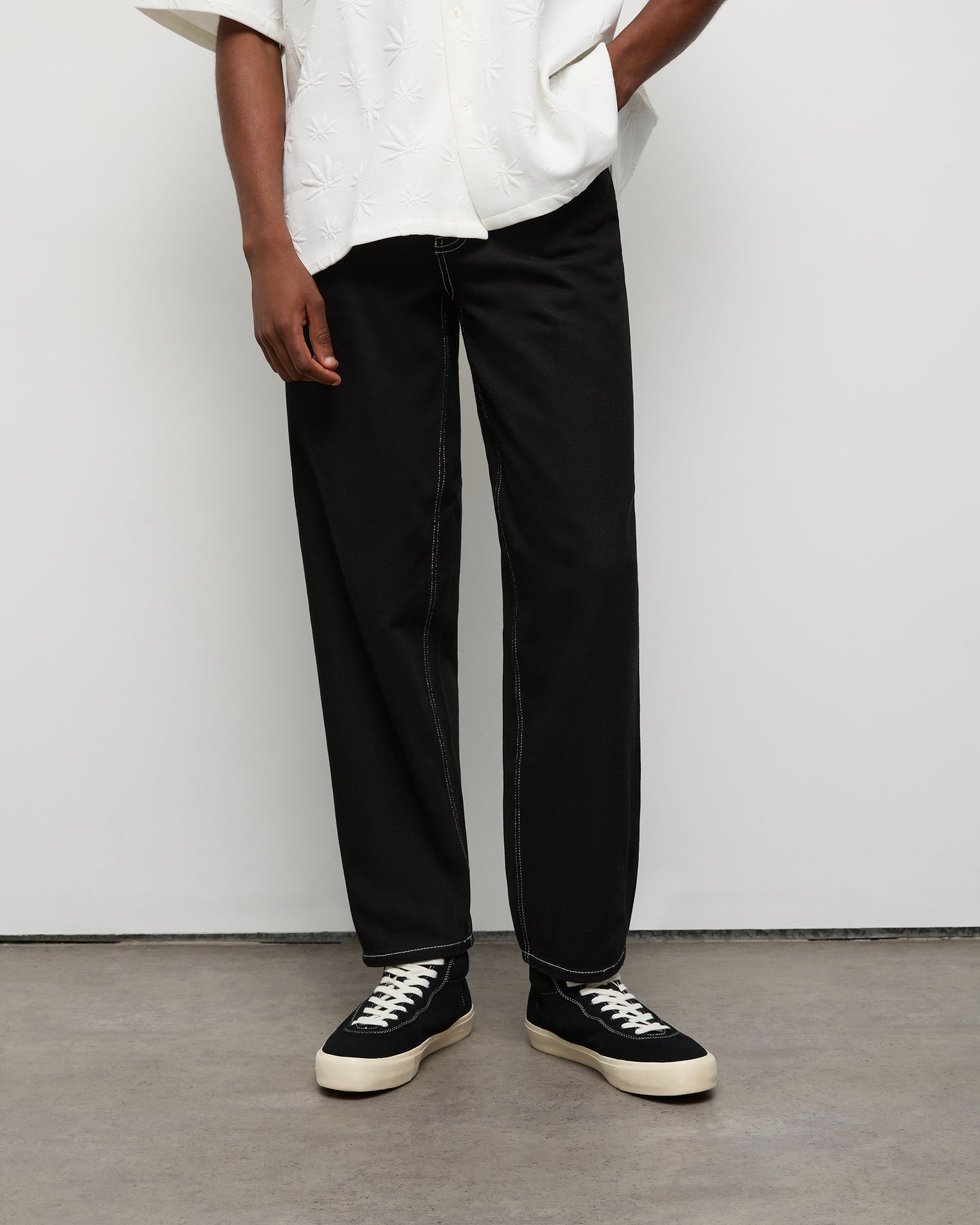 HUF Cromer Pants, Black/White