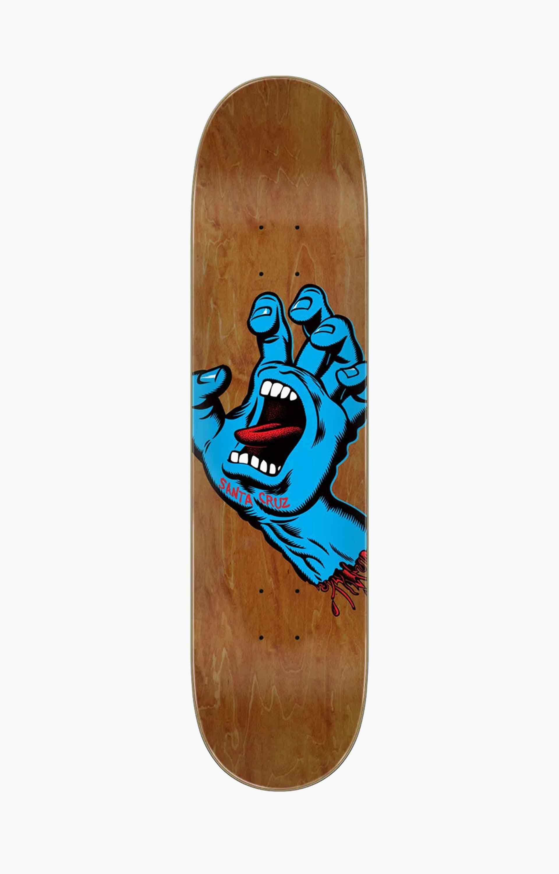 Santa Cruz Screaming Hand Skateboard Deck, 7.5"