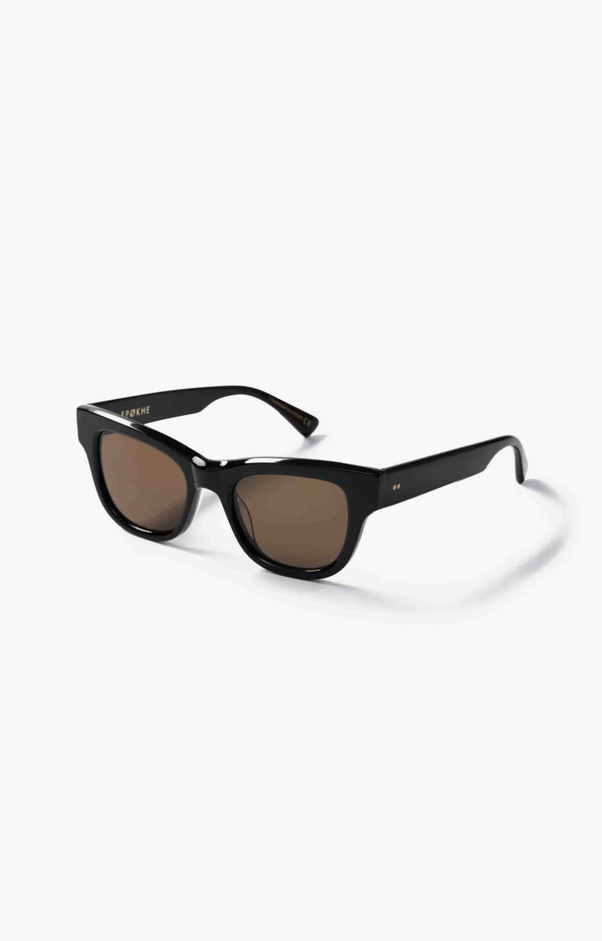 Epokhe Brut Sunglasses, Black Polished/Bronze Polarized