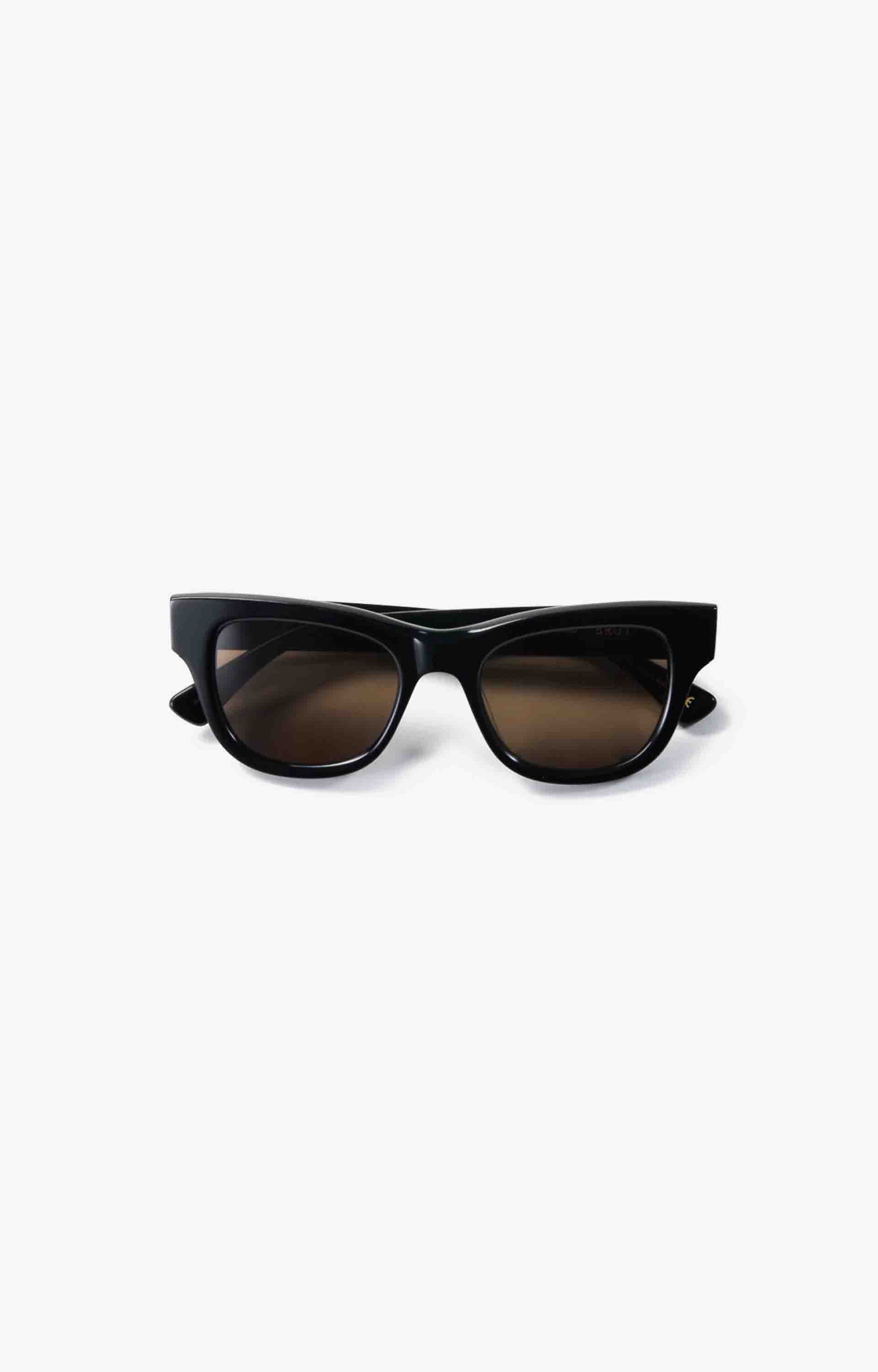Epokhe Brut Sunglasses, Black Polished/Bronze Polarized