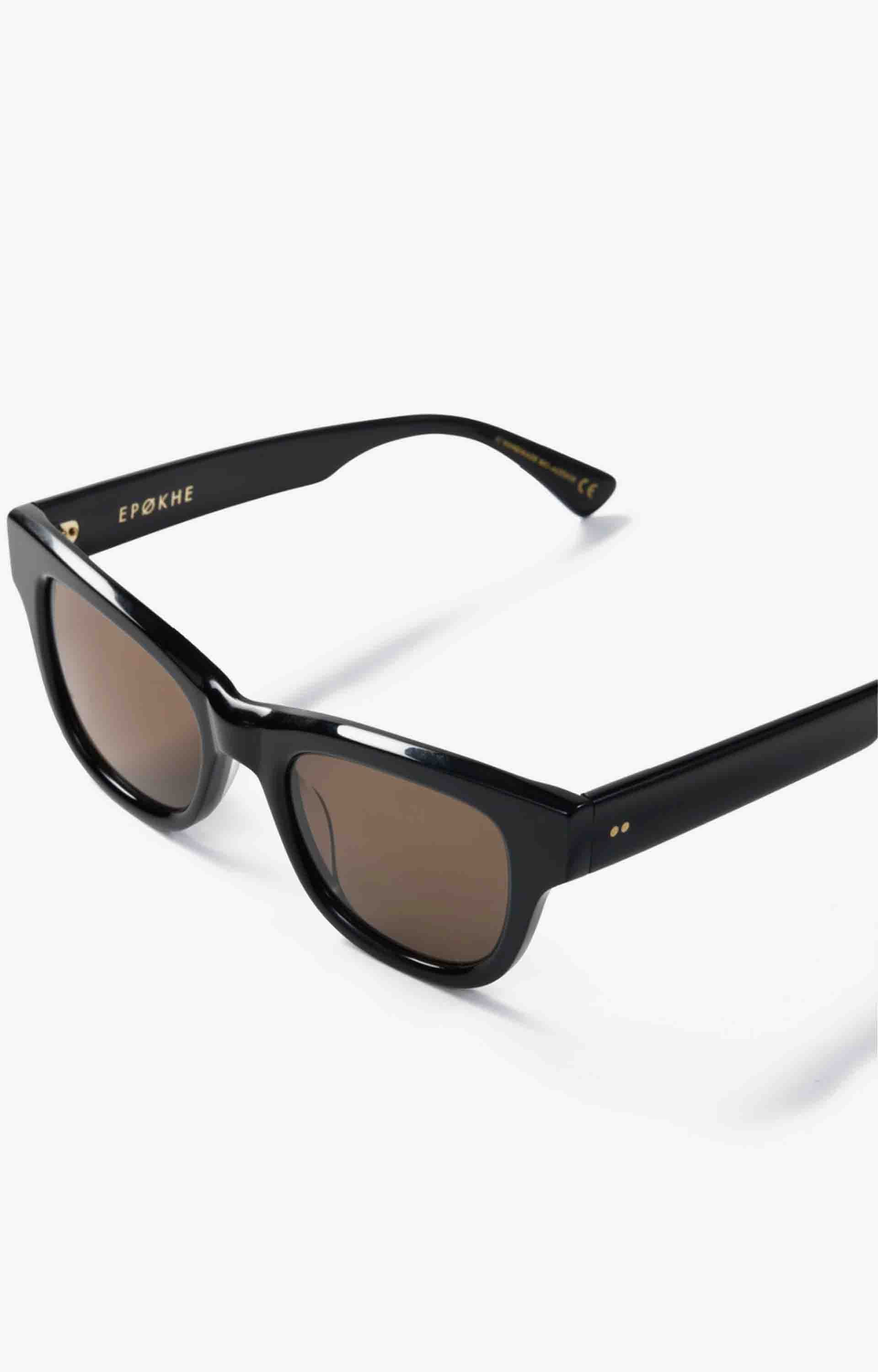 Epokhe Brut Sunglasses, Black Polished/Bronze Polarized