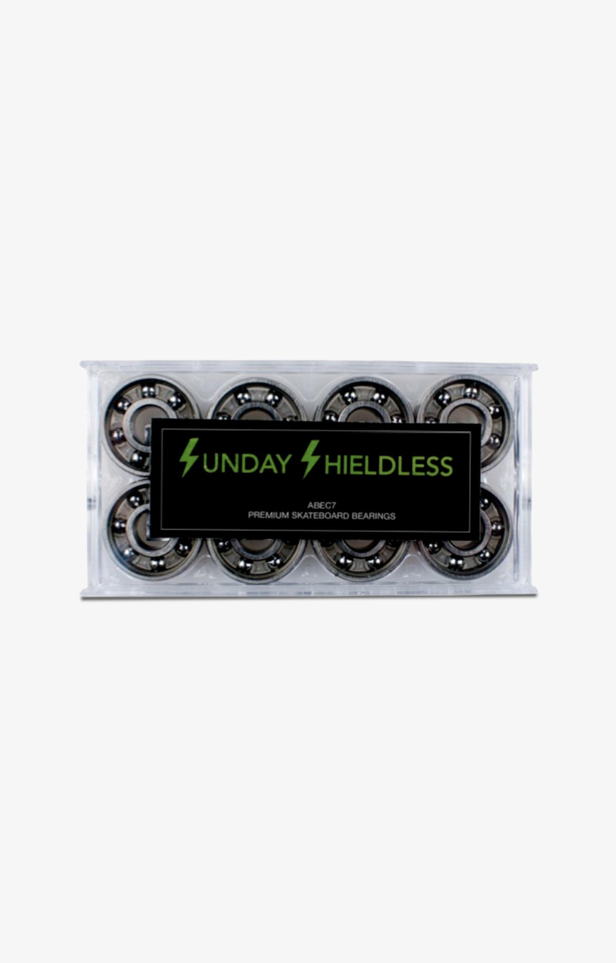 Sunday Shieldless Bearings, Silver