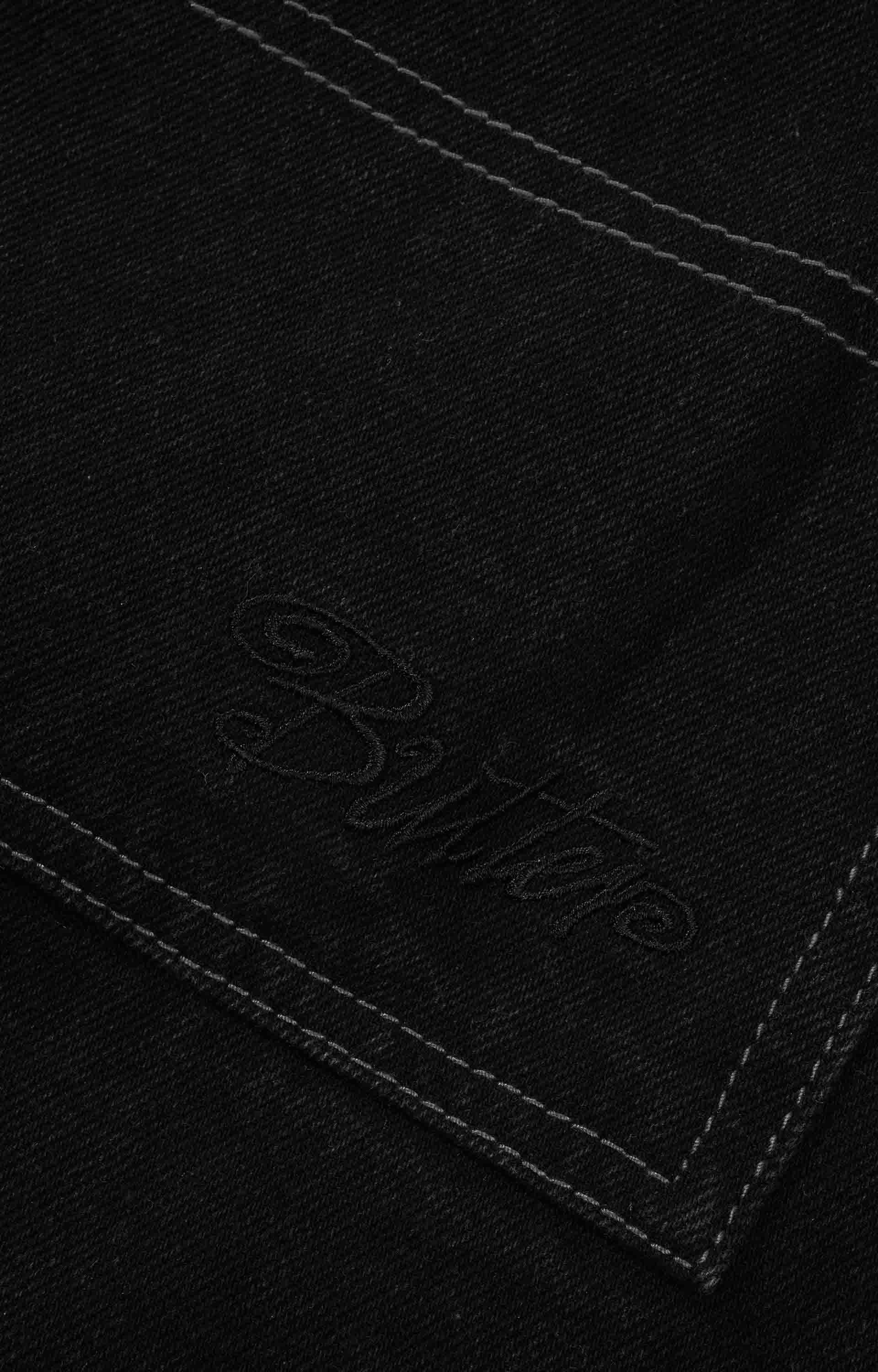Butter Goods Trim Denim Shorts, Rinsed Black