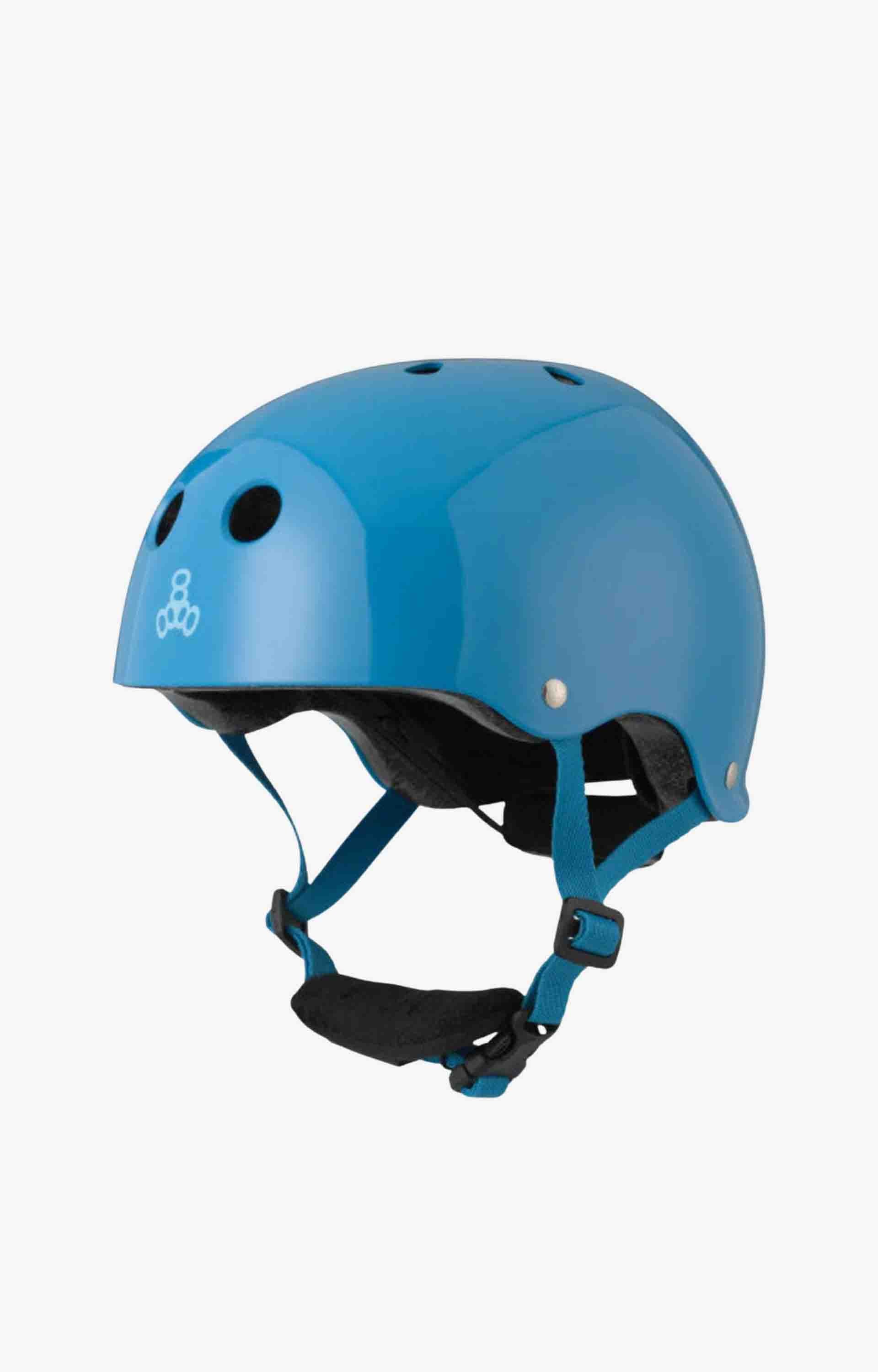 Triple Eight Lil 8 Certified Youth Helmet, Blue Gloss