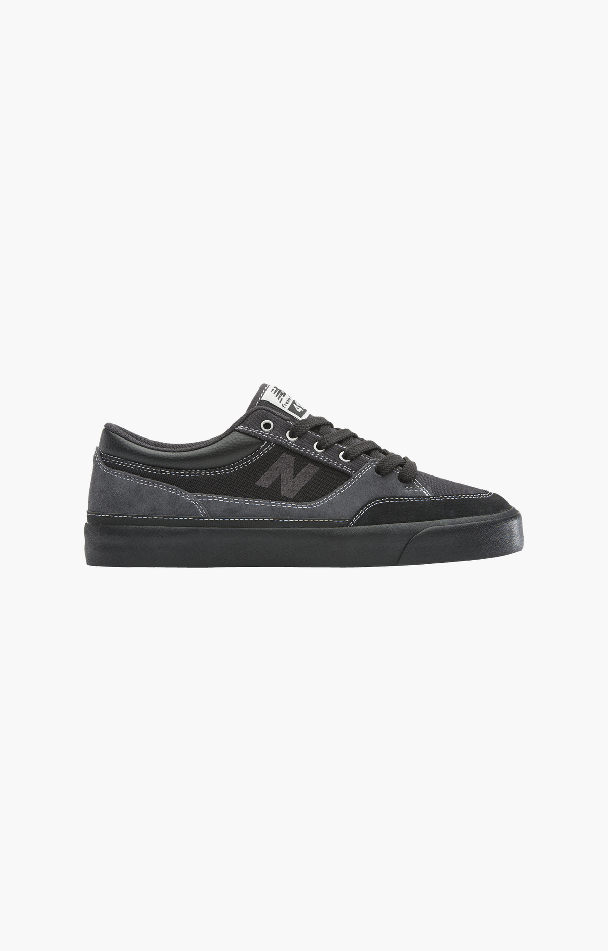 New Balance Numeric UN417LGS Franky Villani Shoes, Black Cement / Black Charcoal White