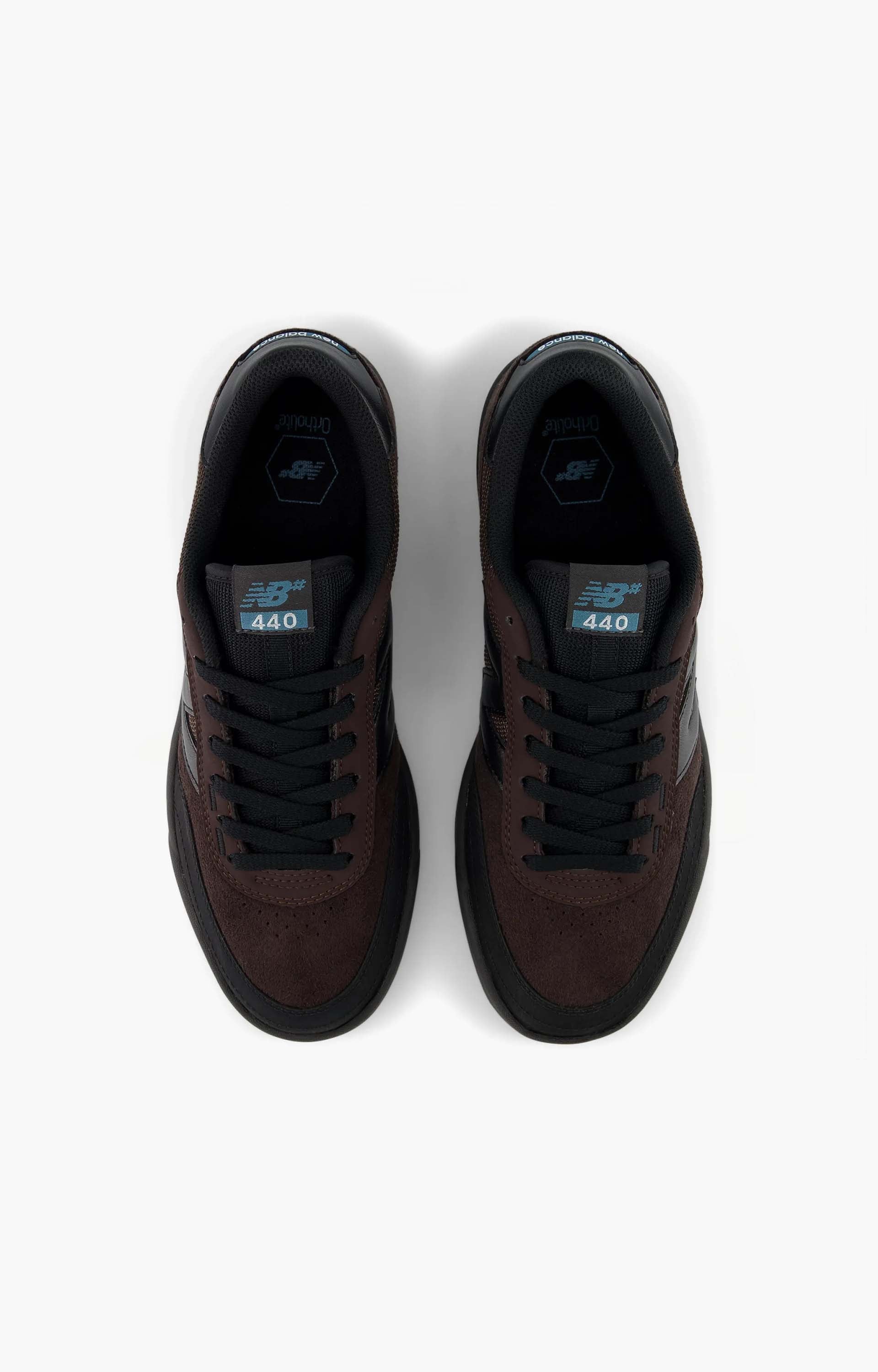 New Balance Numeric UN440VBB Shoes, Dark Brown/Black
