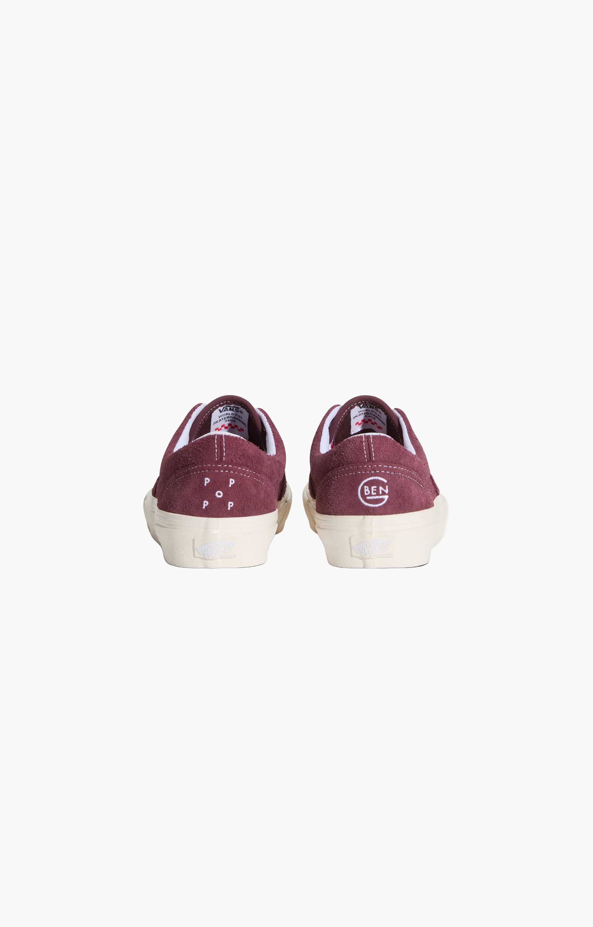 Vans x Pop Trading Co Skate Era Shoe, Burgundy