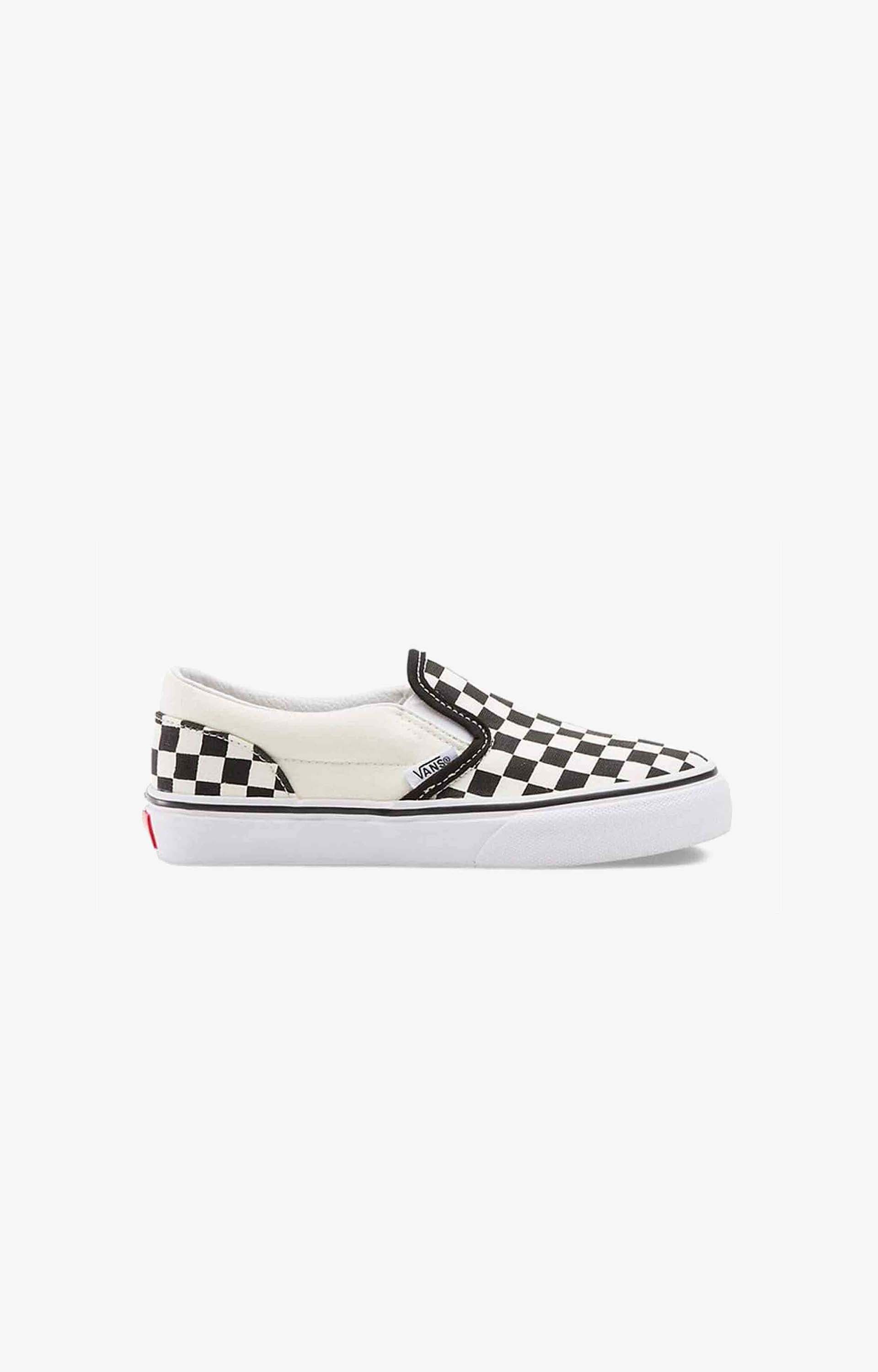 Vans Kids Classic Slip-On Shoes, Checkerboard1