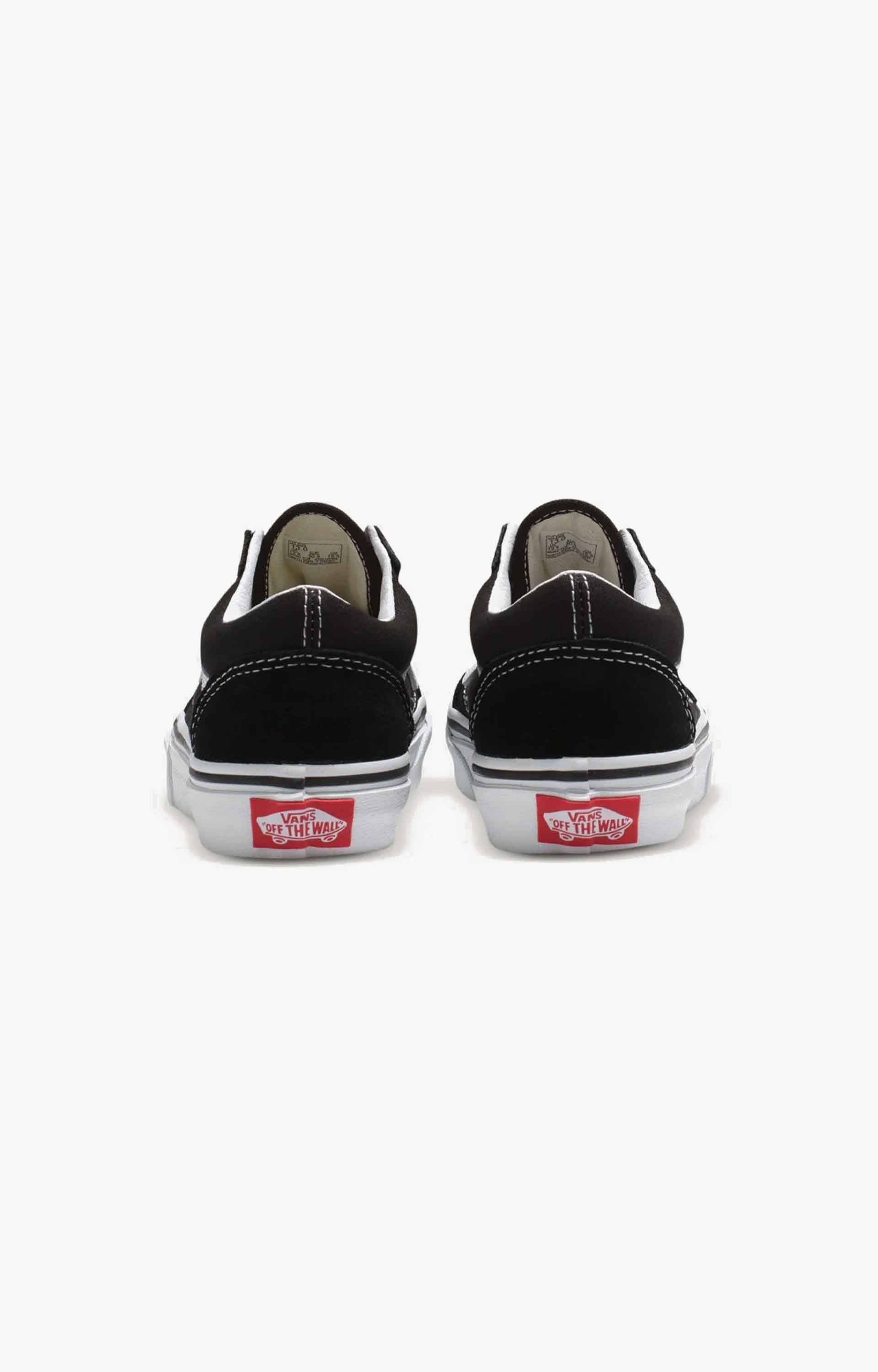 Vans Kids Old Skool Classic Shoes, Black/White