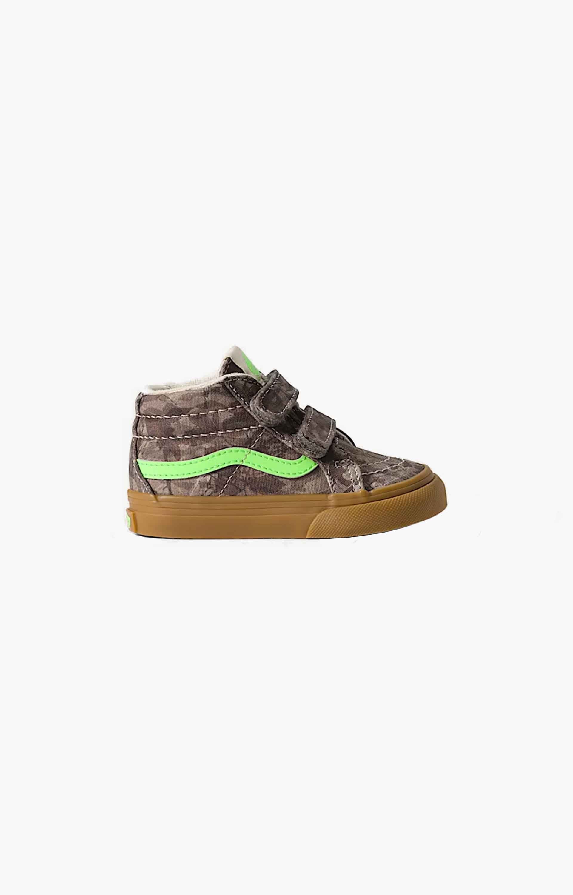 Vans Sk8-Mid Reissue V Shoes, Camo Green Gecko
