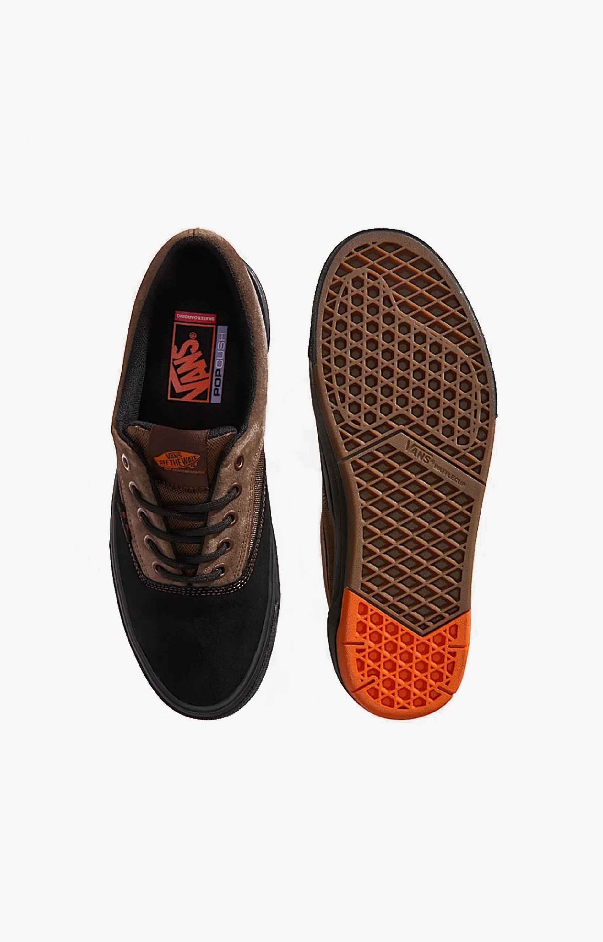 Vans Skate Era Wafflecup Shoes, Black/Brown