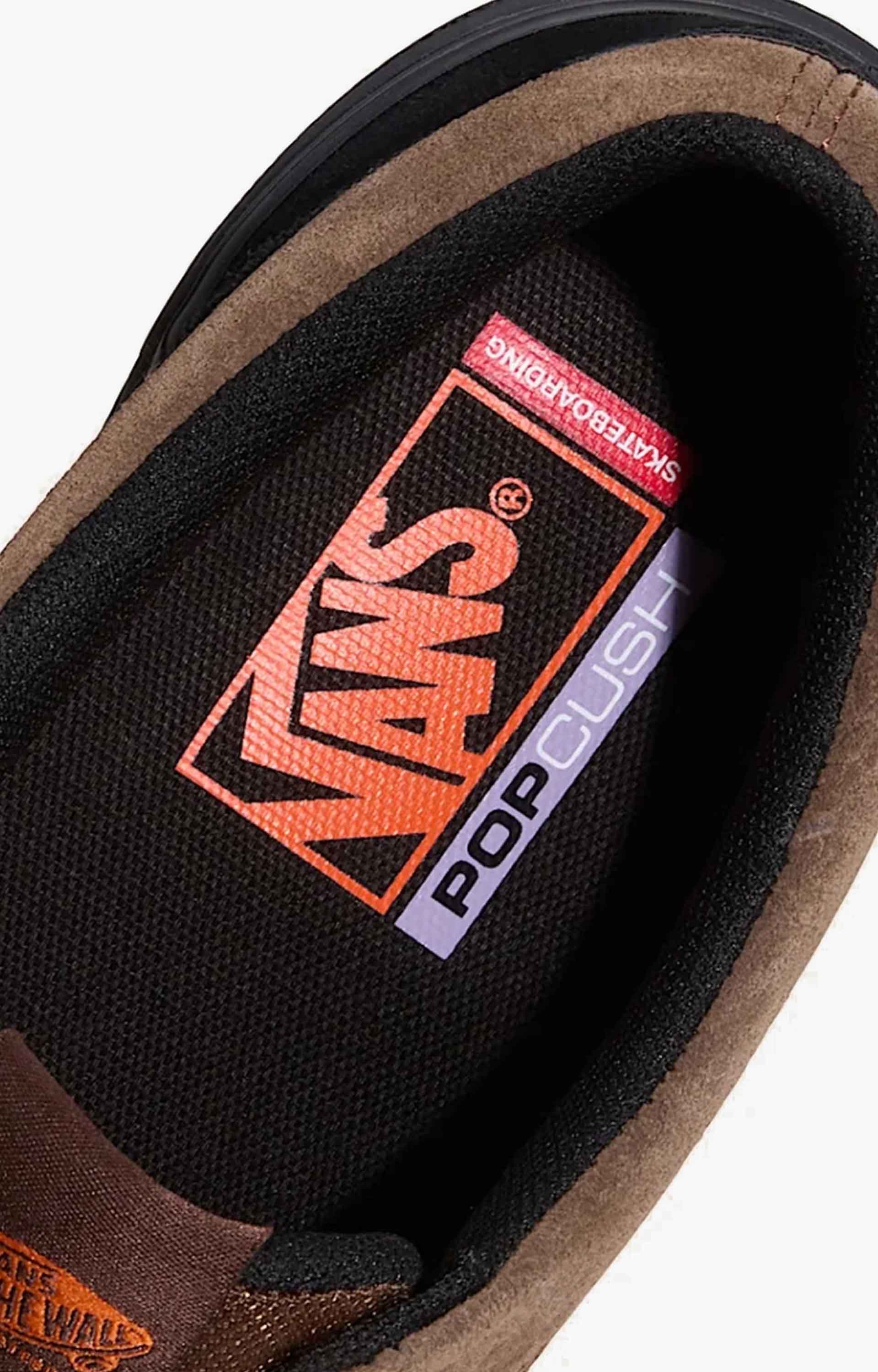 Vans Skate Era Wafflecup Shoes, Black/Brown