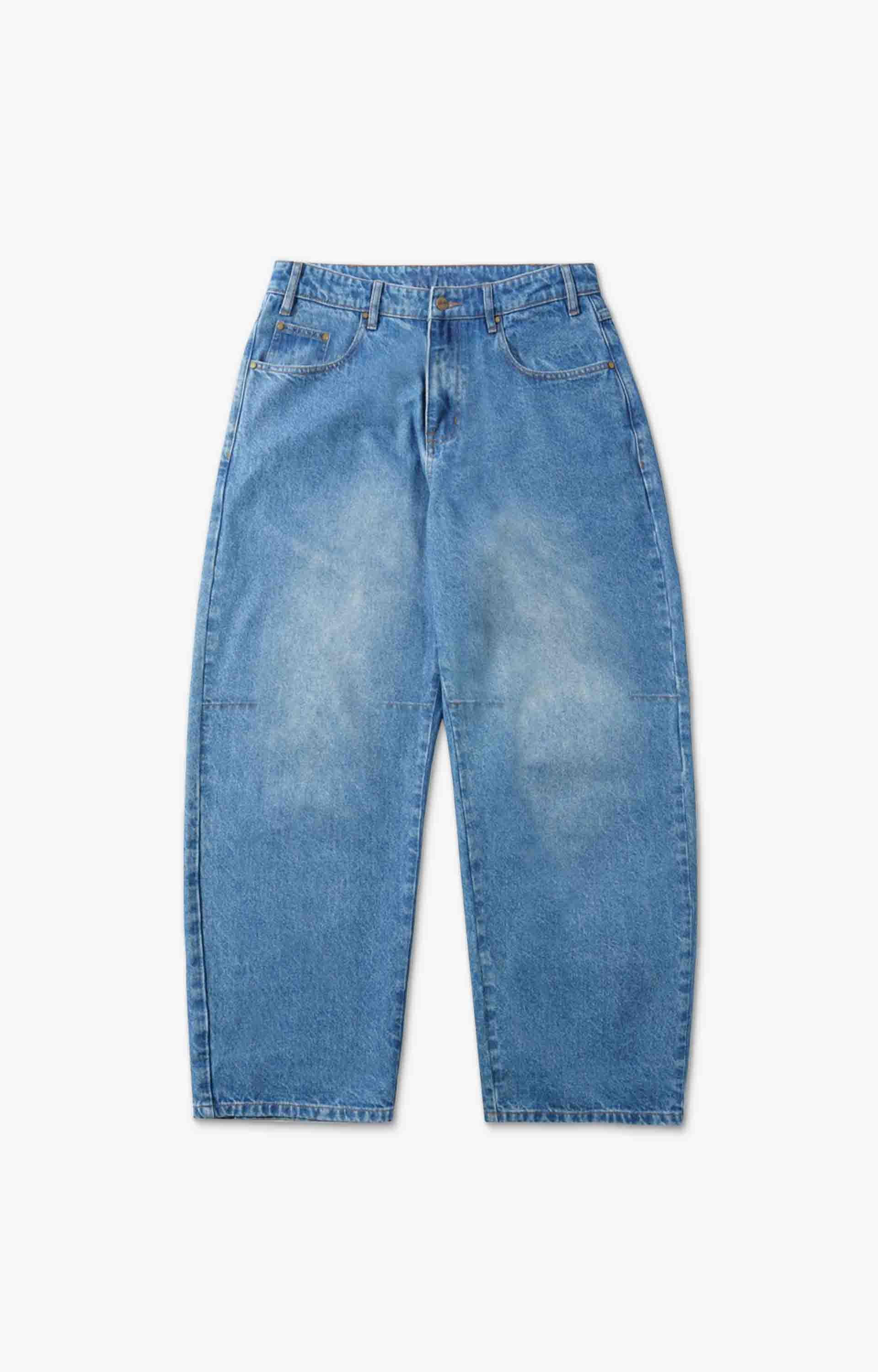 Butter Goods Wide Cut Denim Jeans, Worn Indigo