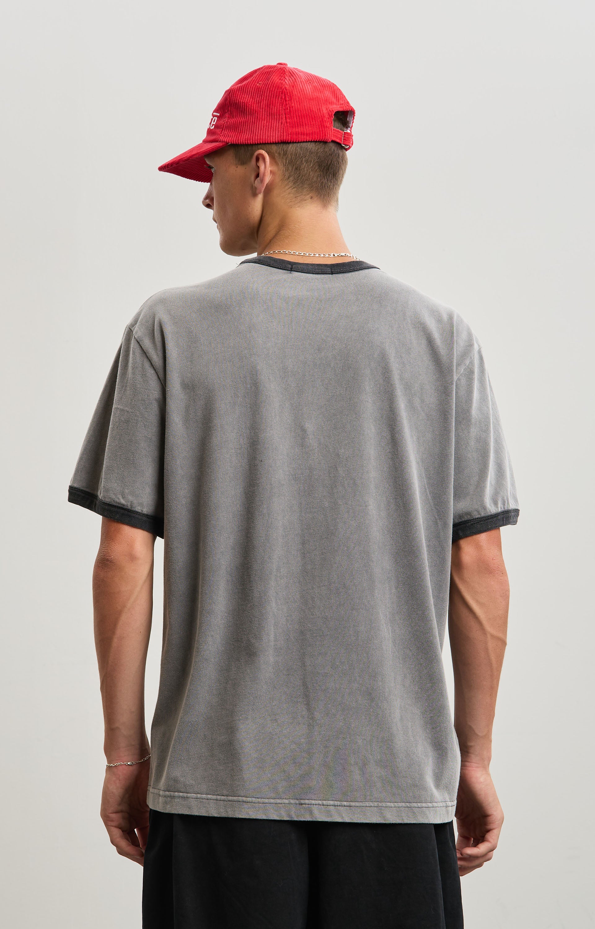 Concrete Frame T-Shirt, Charcoal/Black