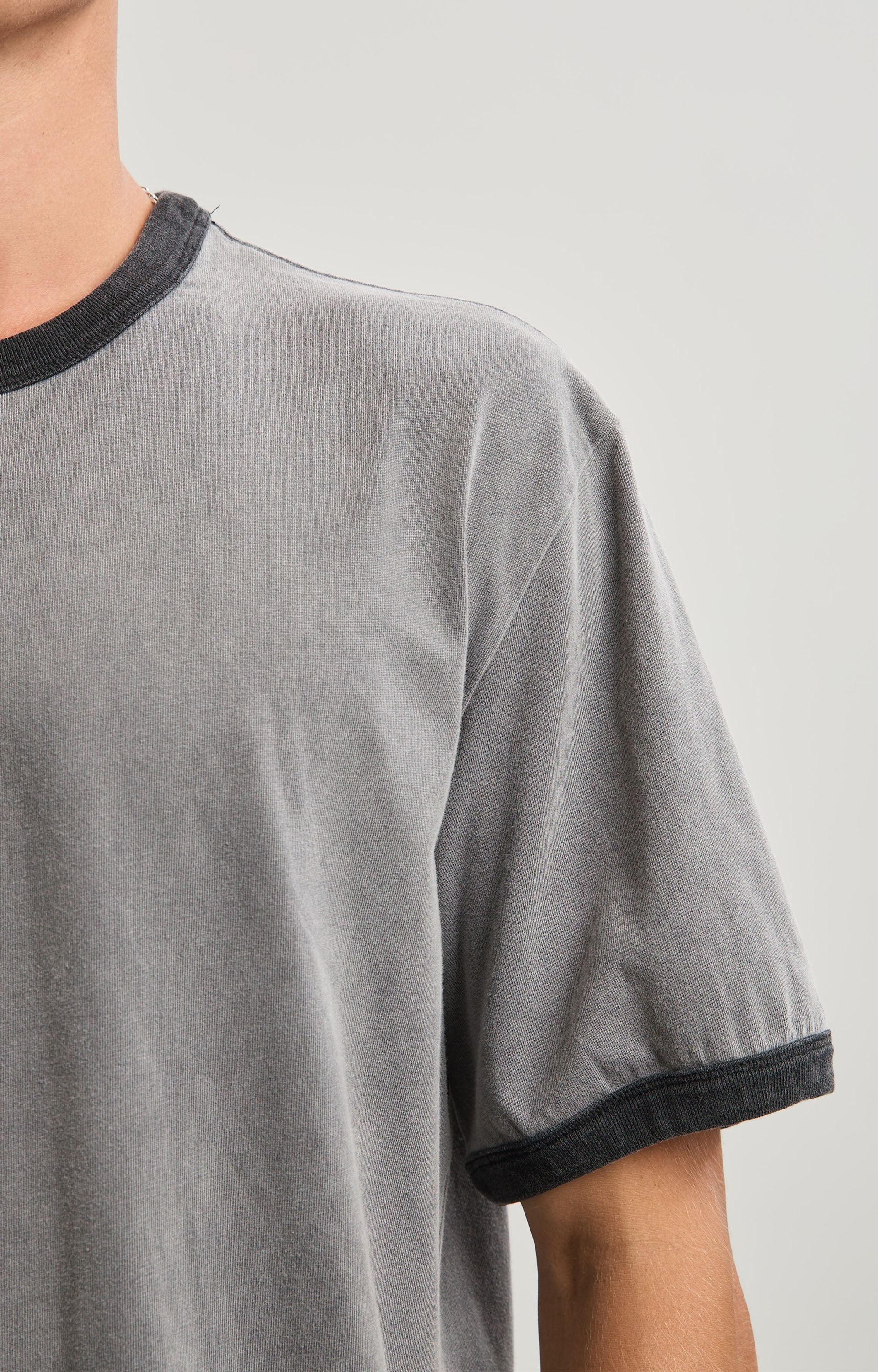 Concrete Frame T-Shirt, Charcoal/Black