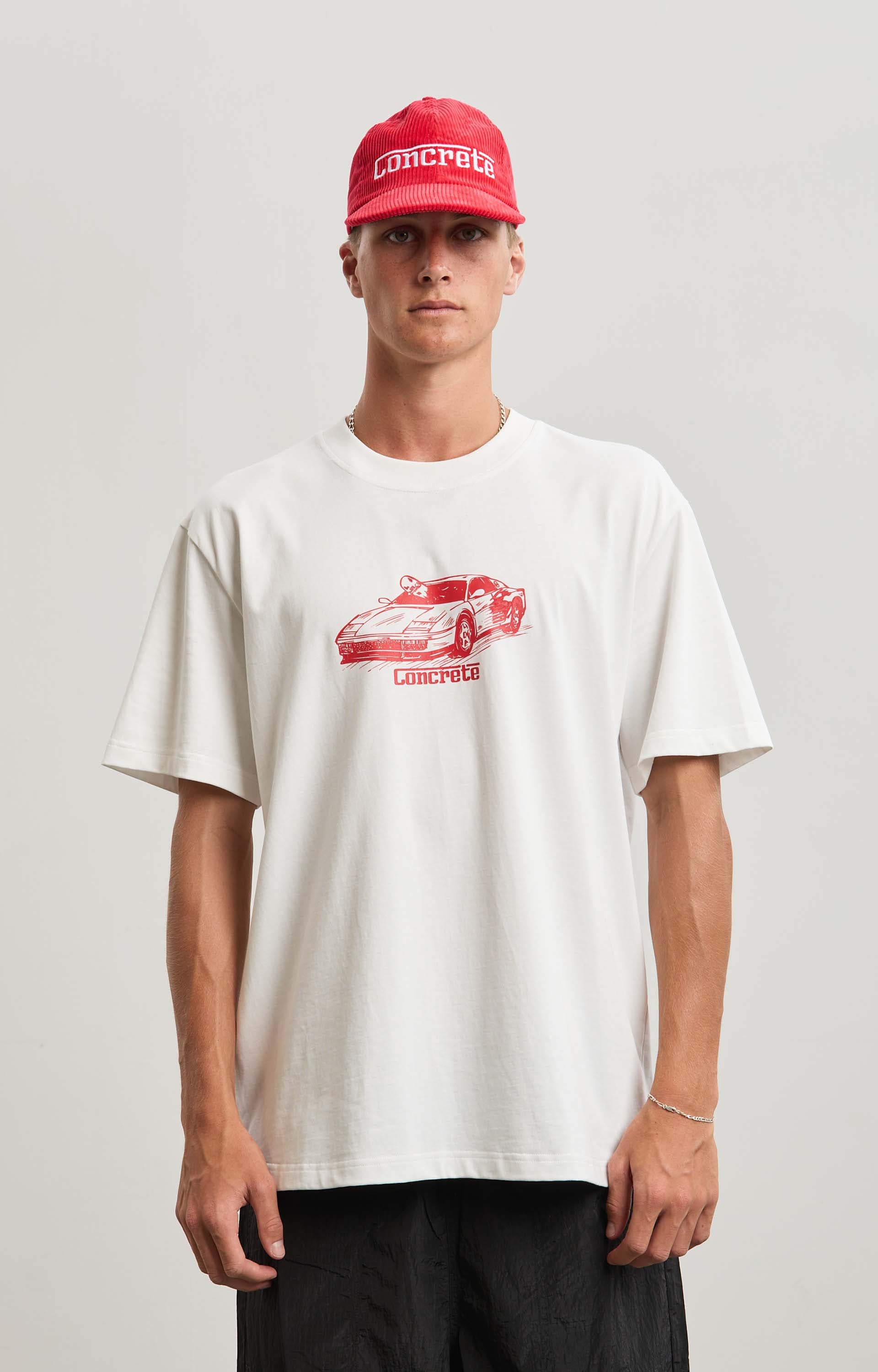 Concrete Cavallino T-Shirt, White