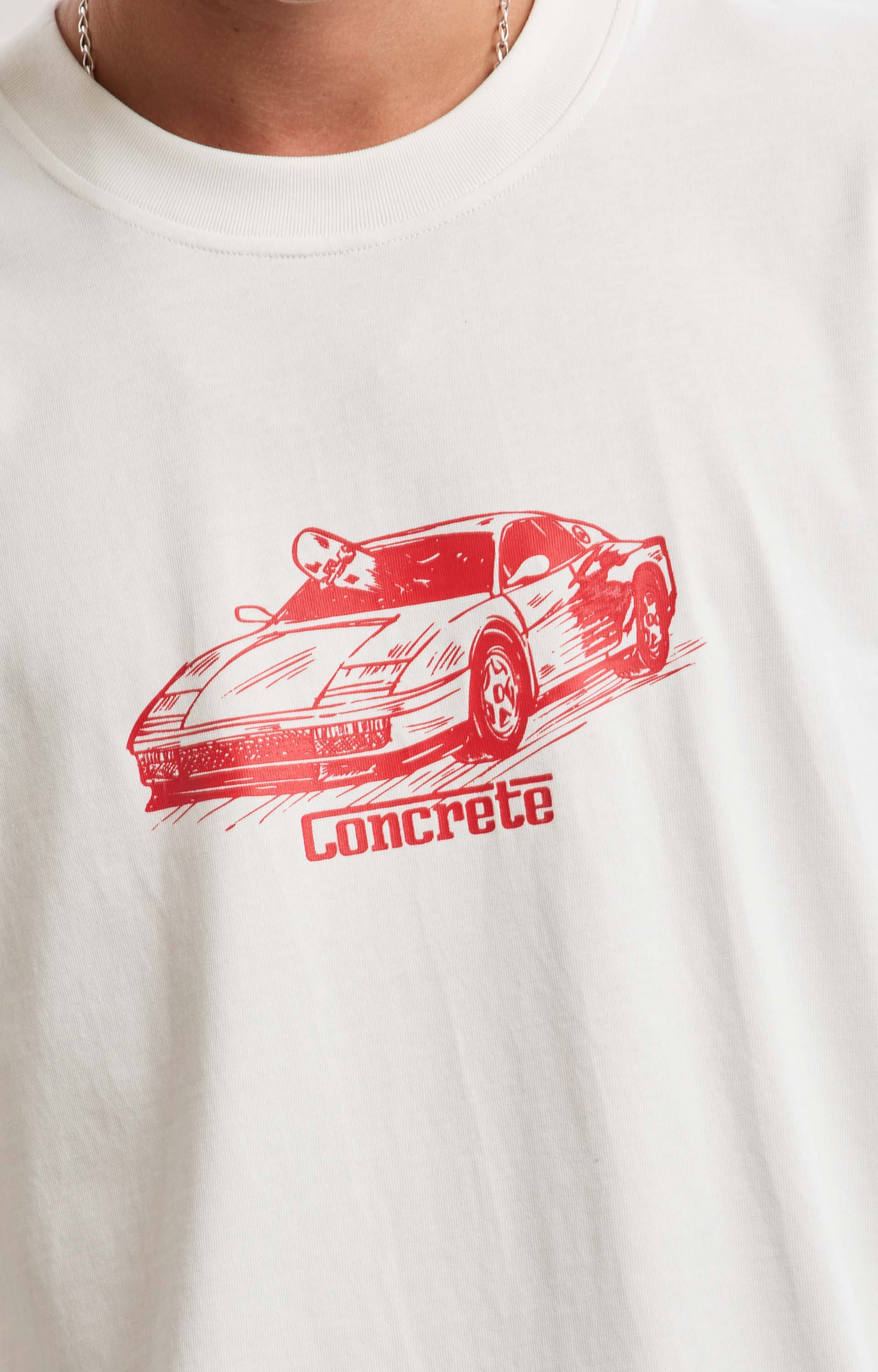 Concrete Cavallino T-Shirt, White