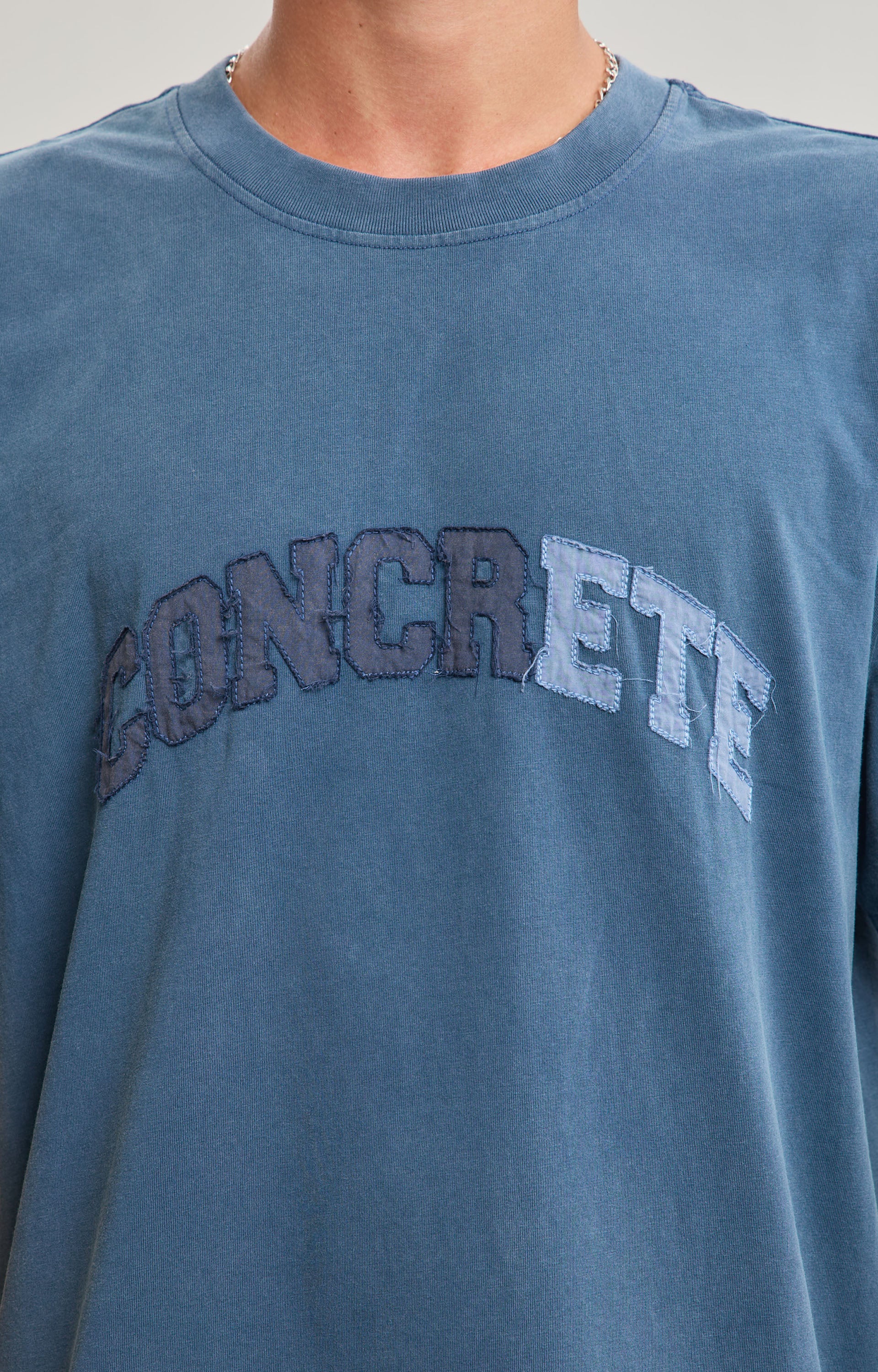 Concrete League T-Shirt, Spliced Blue