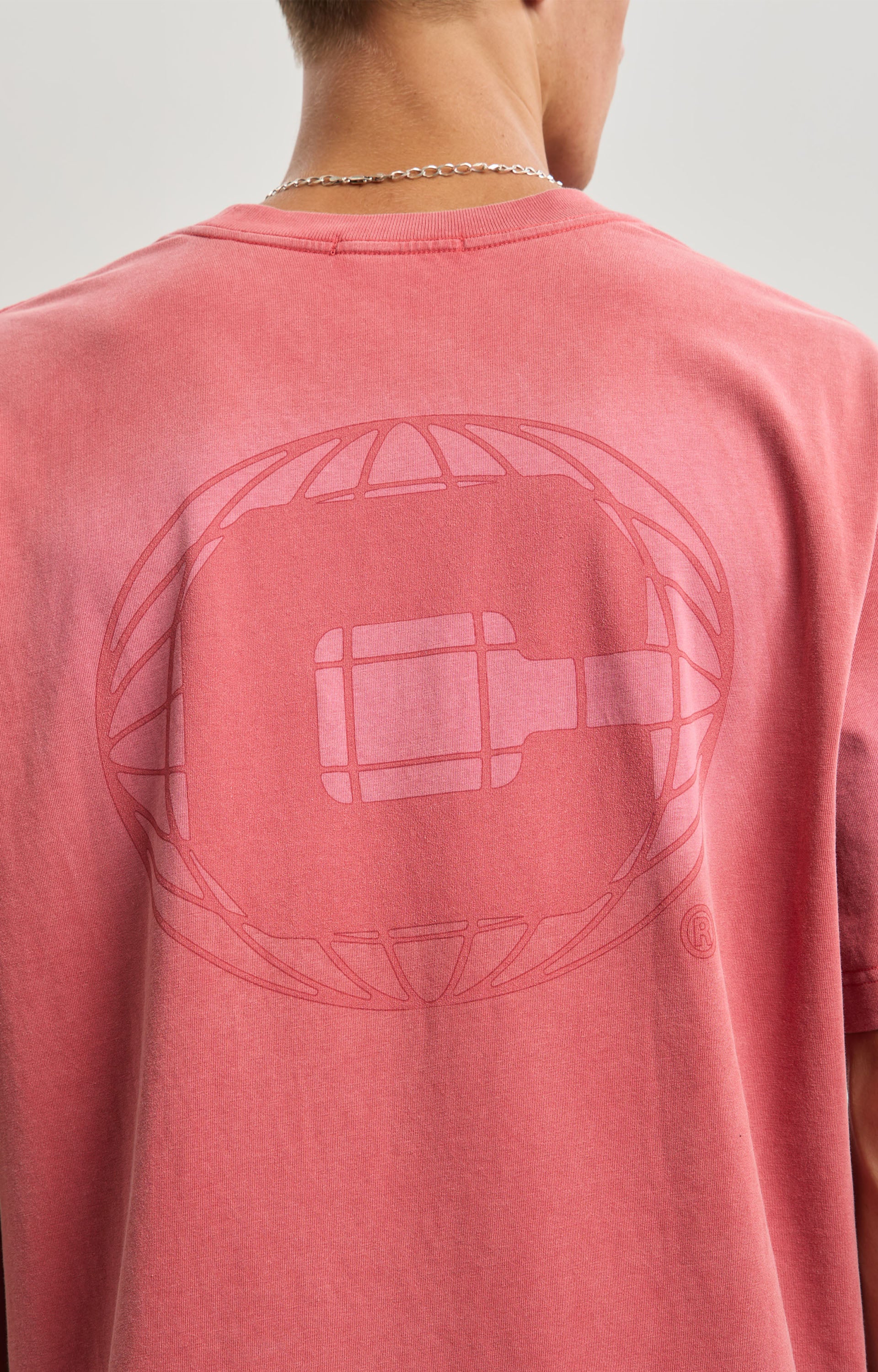 Concrete Sunfade International T-Shirt, Rosso