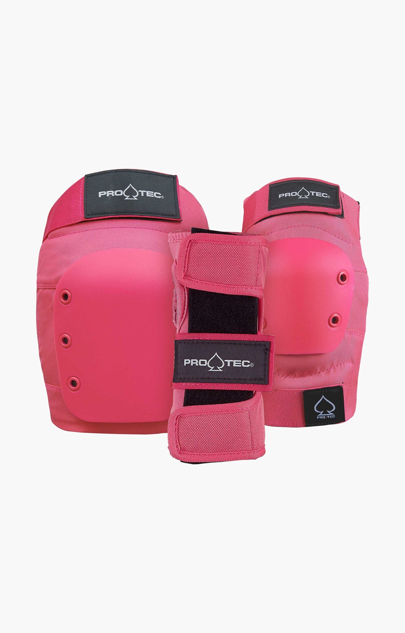 Pro-Tec Street Junior Protective 3 Pack Wrist Guards and Pads - Pink