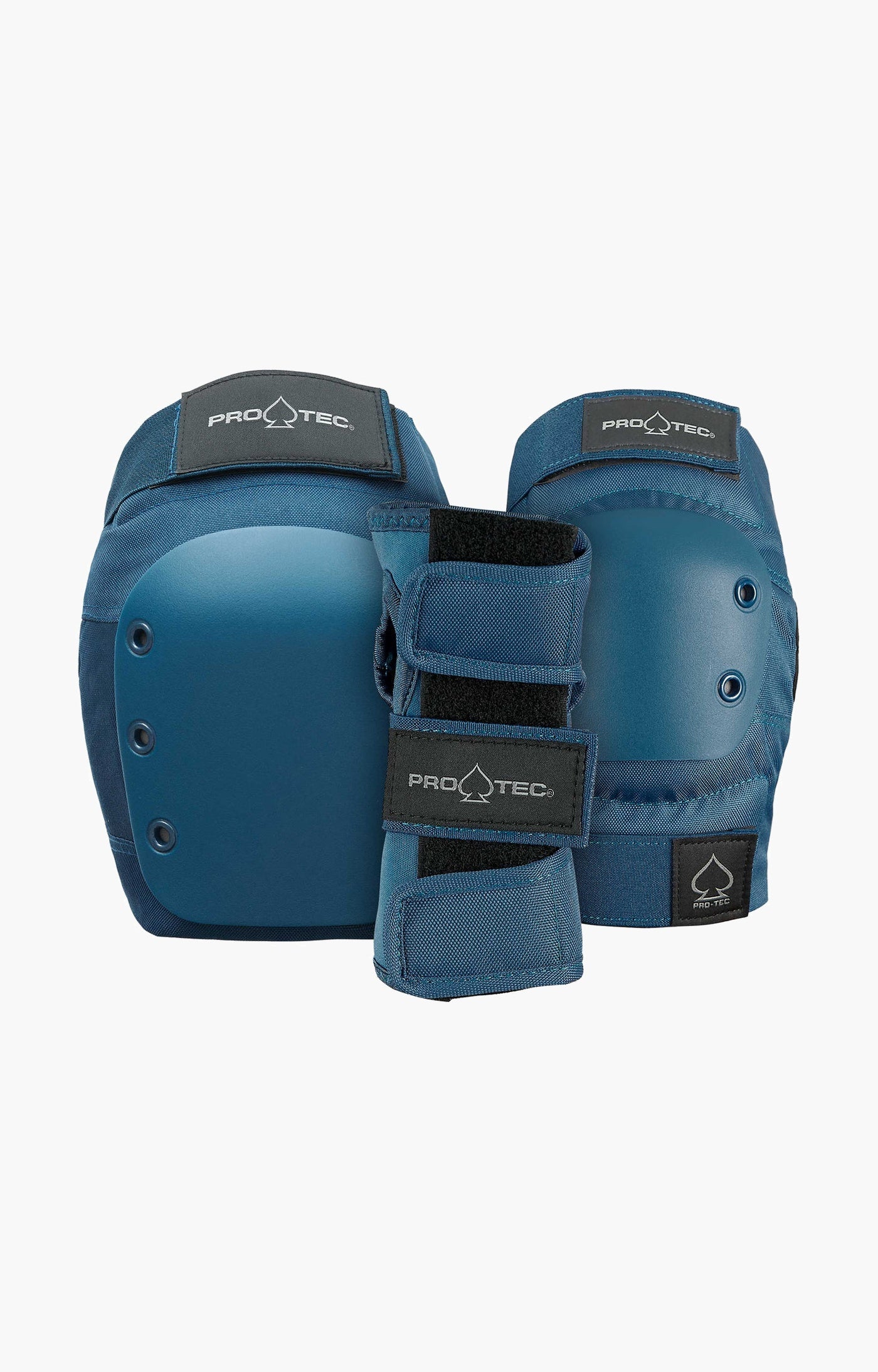 Pro-Tec Street Junior Protective 3 Pack Wrist Guards and Pads - Blue