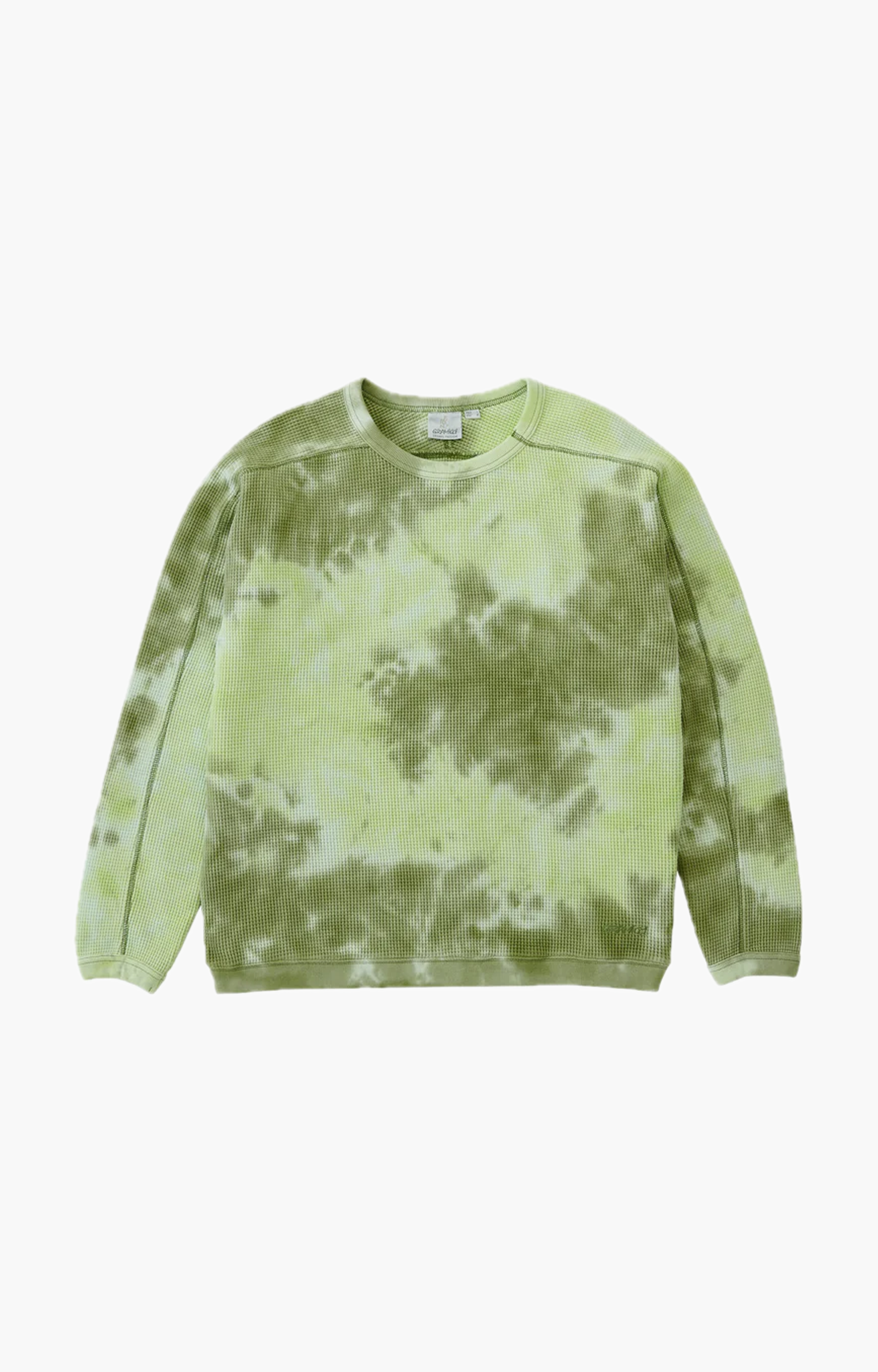 Gramicci Waffle Crew, Jade Tie-Dye