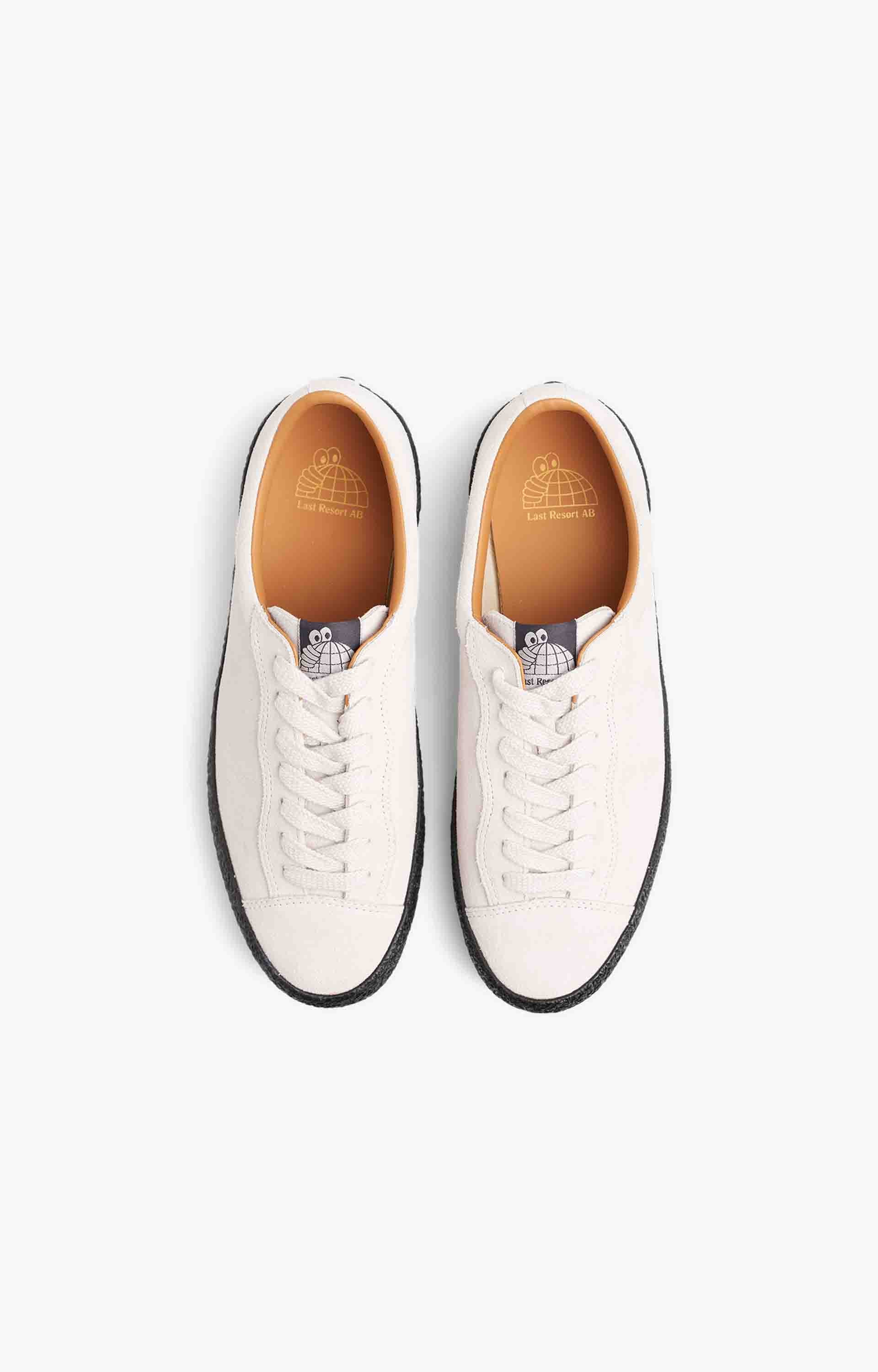 Last Resort AB Suede Lo VM002 Mens Shoe, White/Black