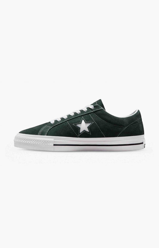 Converse One Star Pro Suede Low Mens Shoe, Seaweed