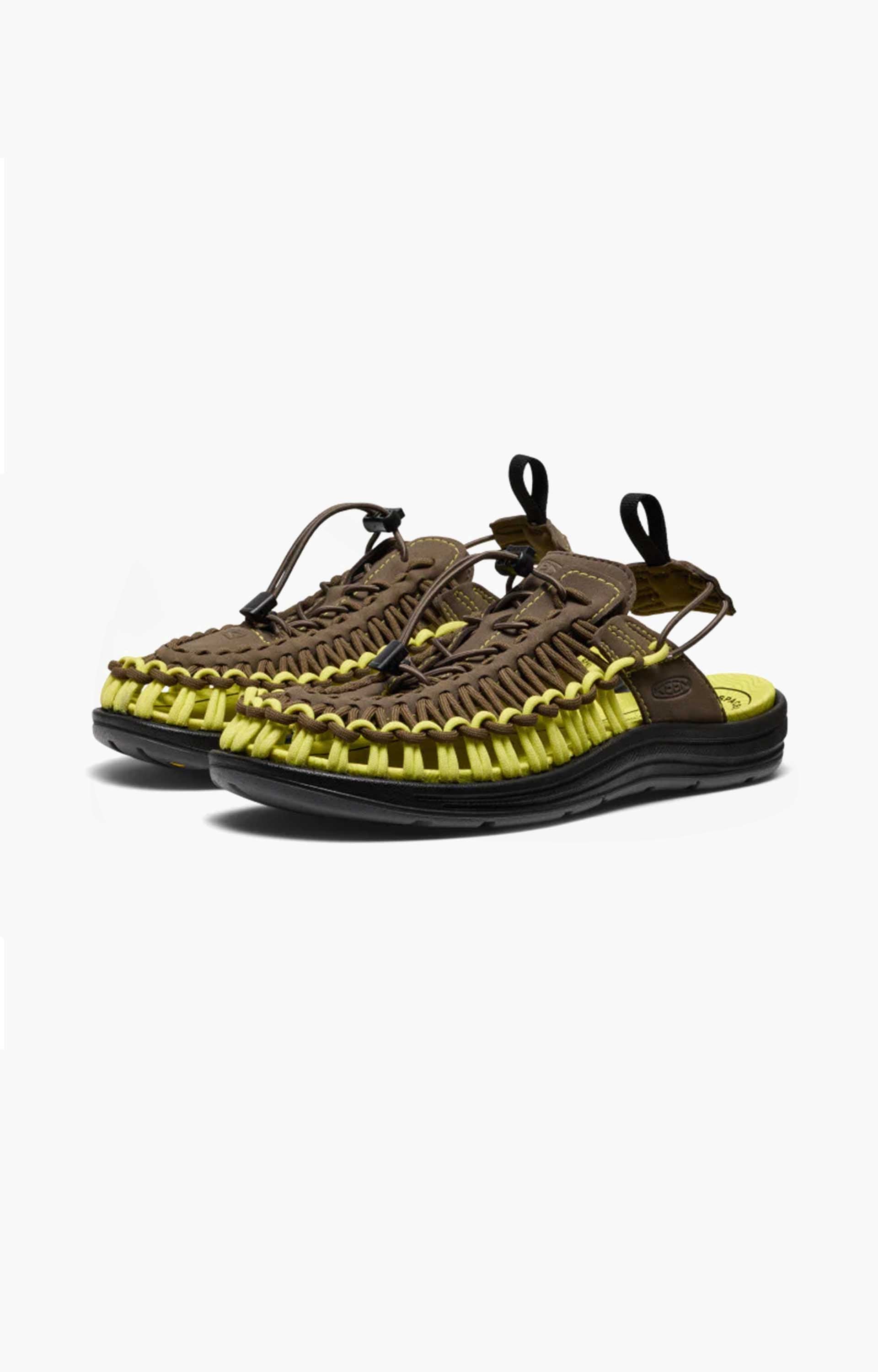 Keen Metalwood Uneek II Convertible Shoes, Limeade