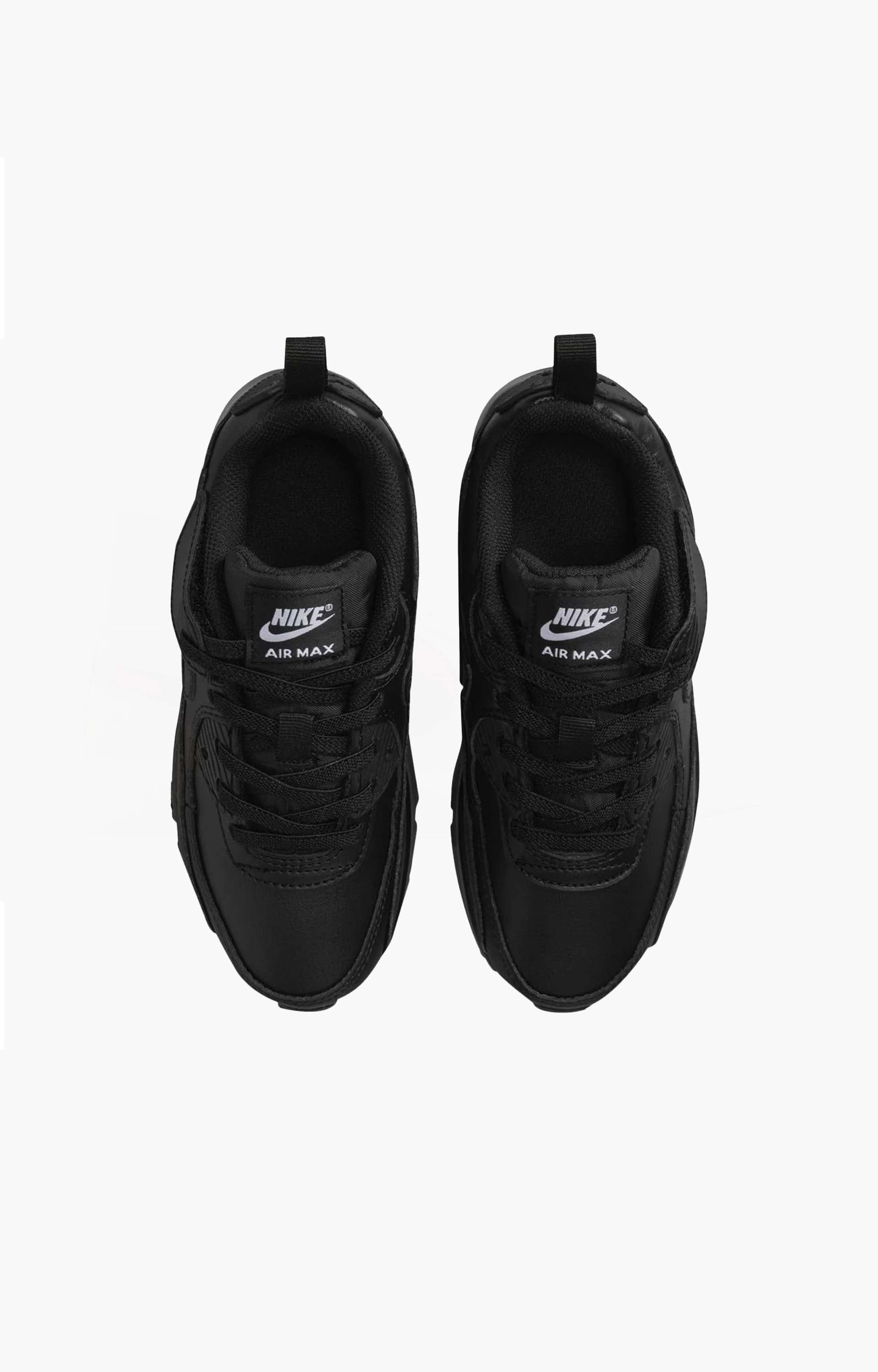 Nike Air Max 90 LTR Youth Shoe, Black/Black