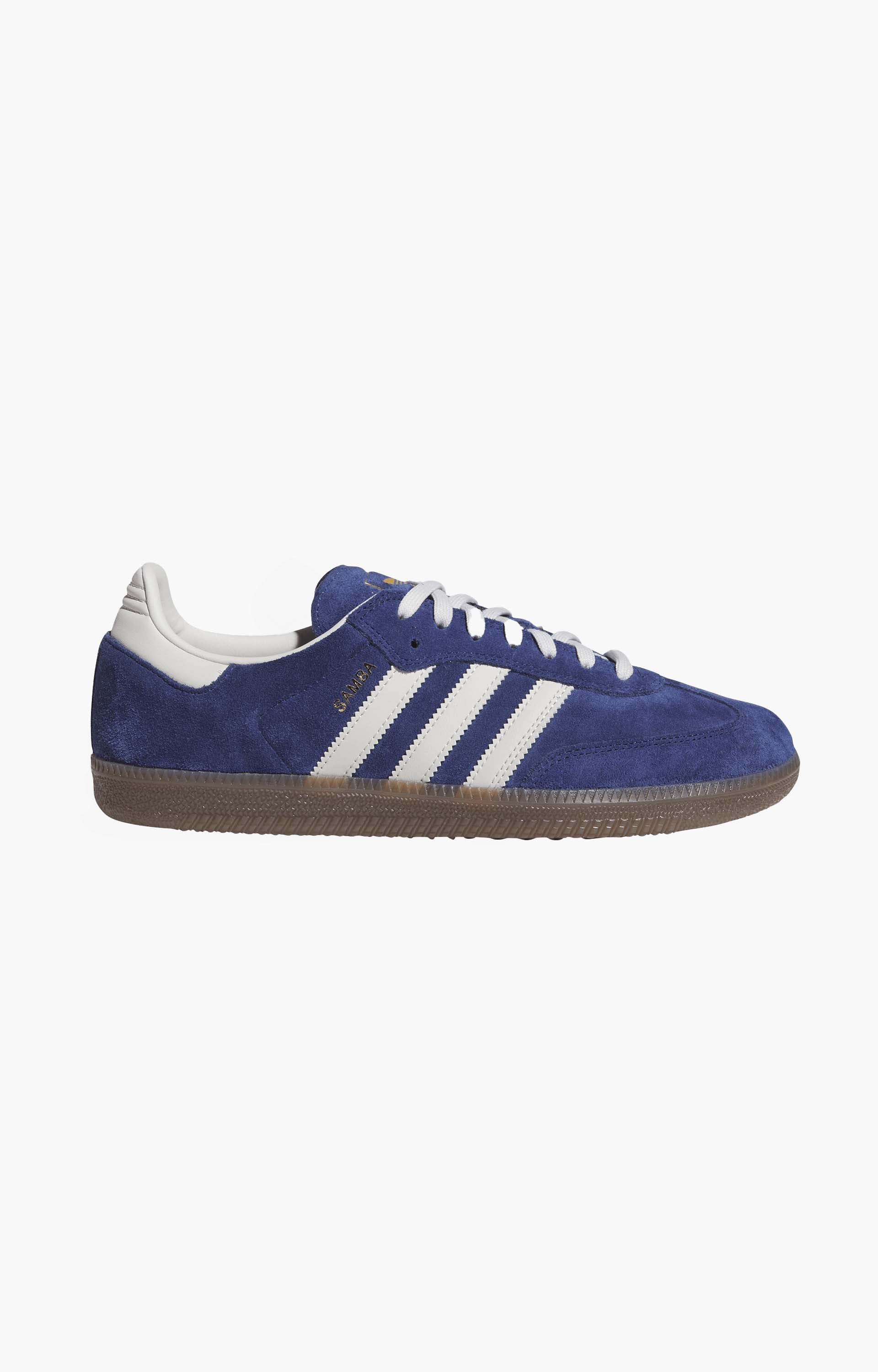 Adidas Samba ADV Shoes, Dark Blue/Grey One/Gum