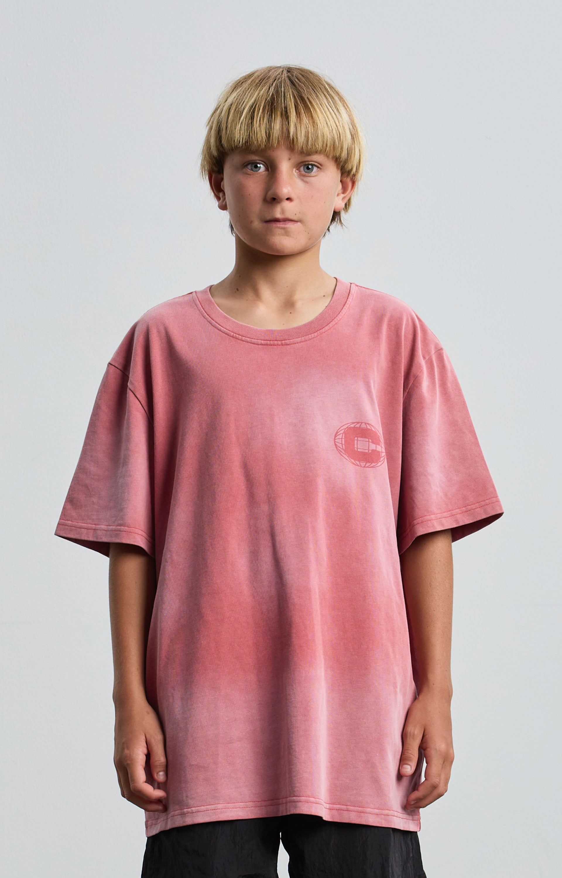 Concrete Youth Sunfade International T-Shirt, Rosso