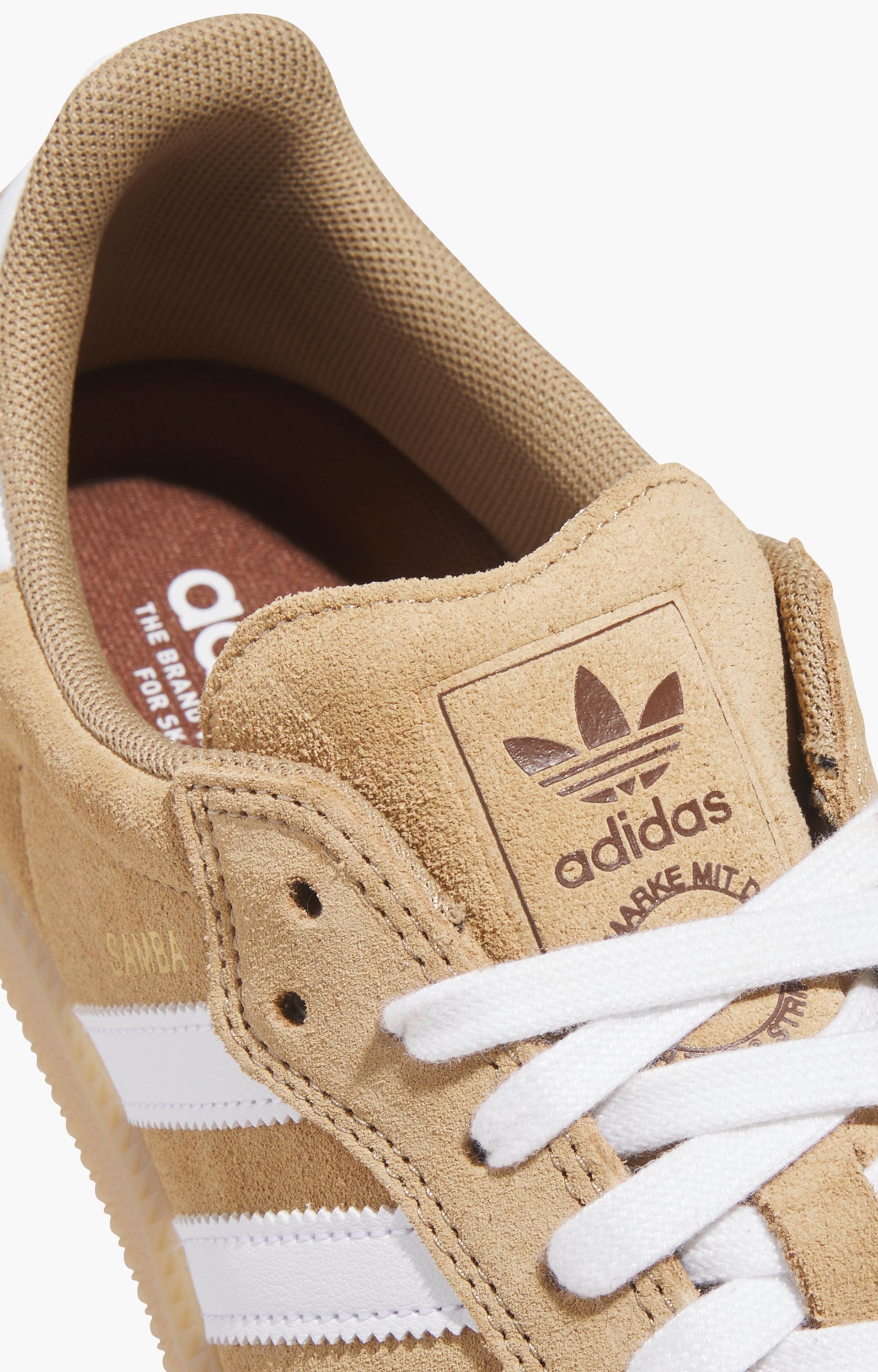Adidas Samba ADV KI5089 Shoes, Cardboard/Cloud White/Gum