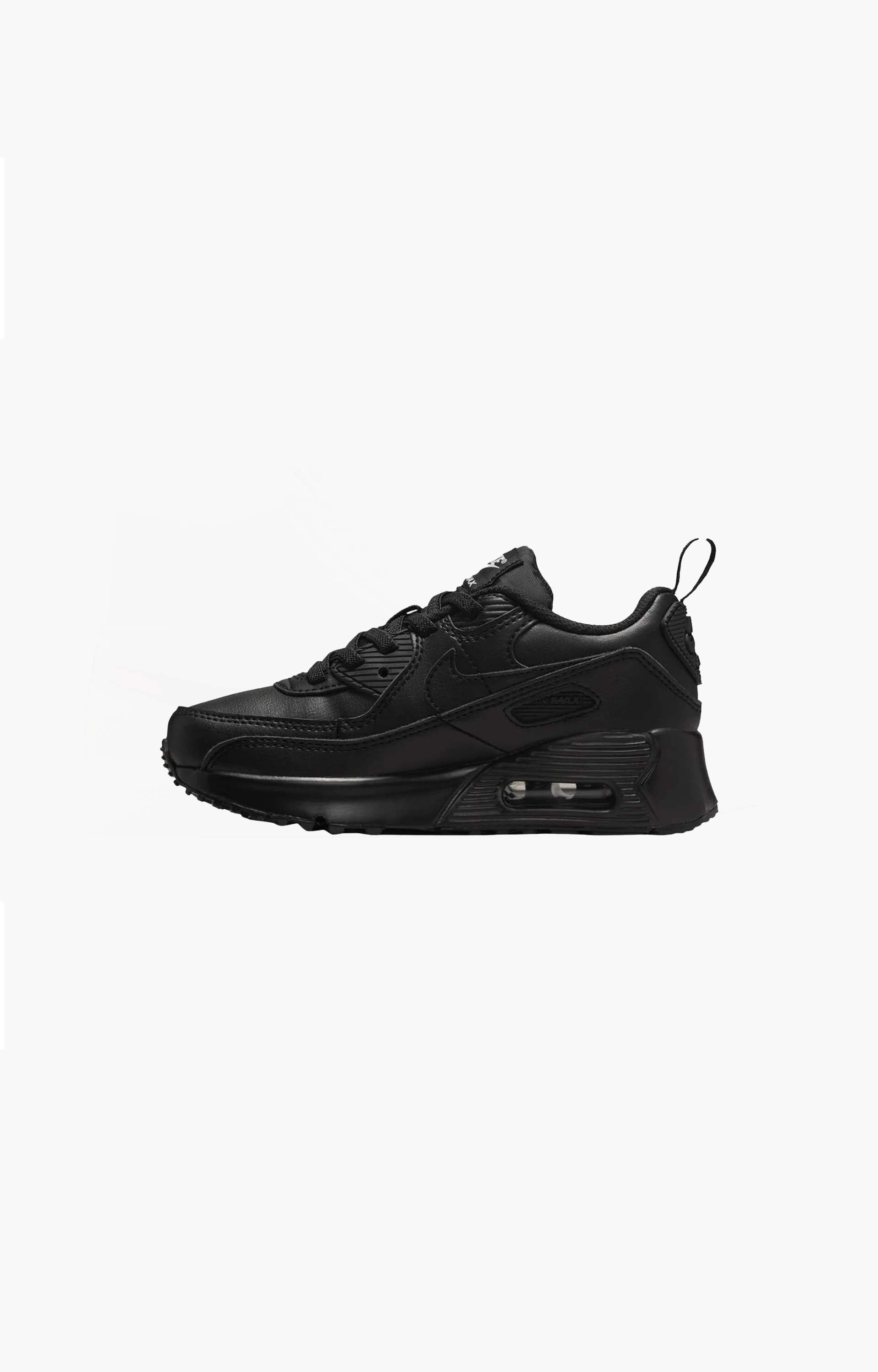 Nike Air Max 90 LTR Youth Shoe, Black/Black