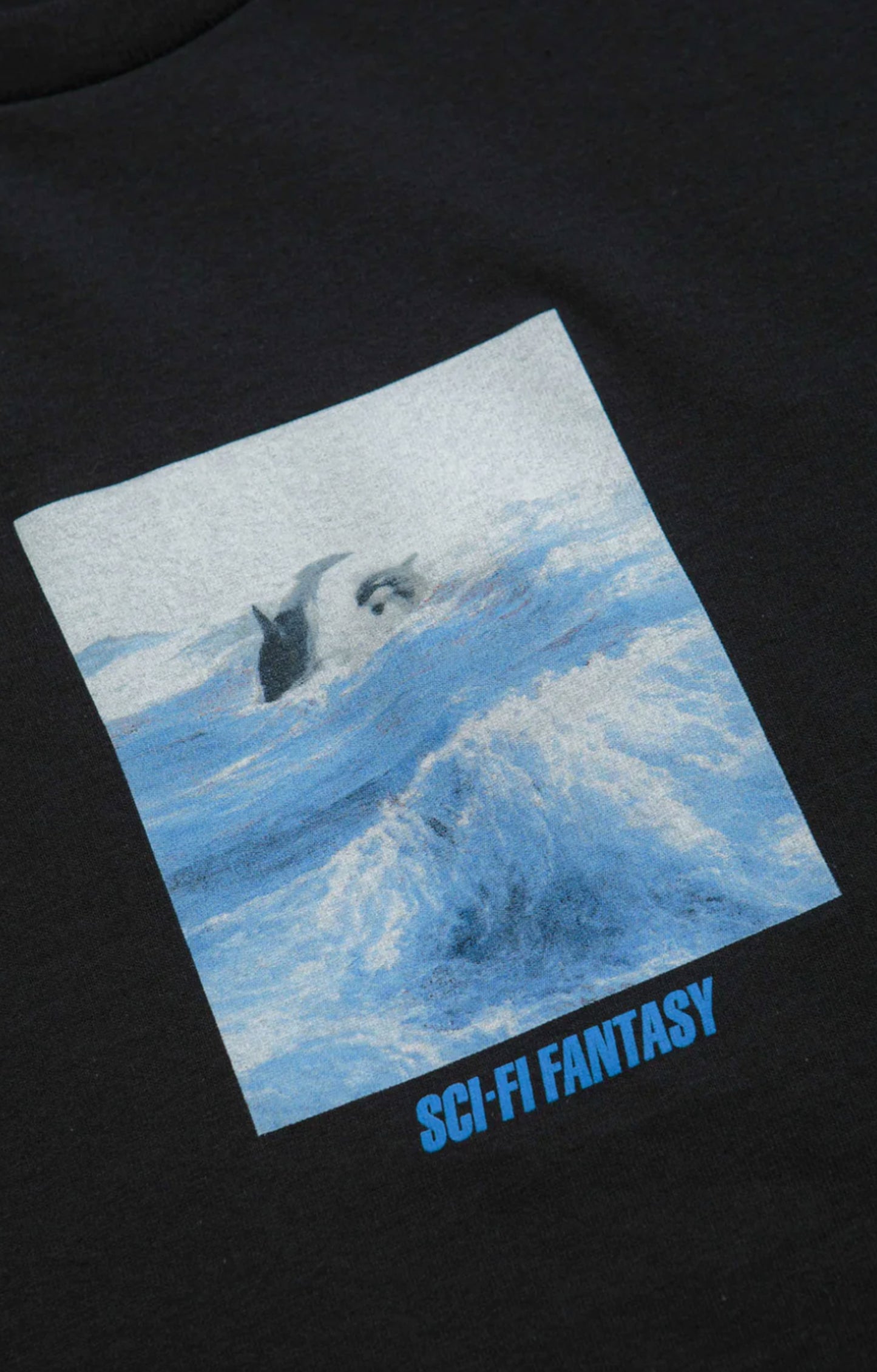 Sci-Fi Fantasy Killer Whale T-Shirt, Black