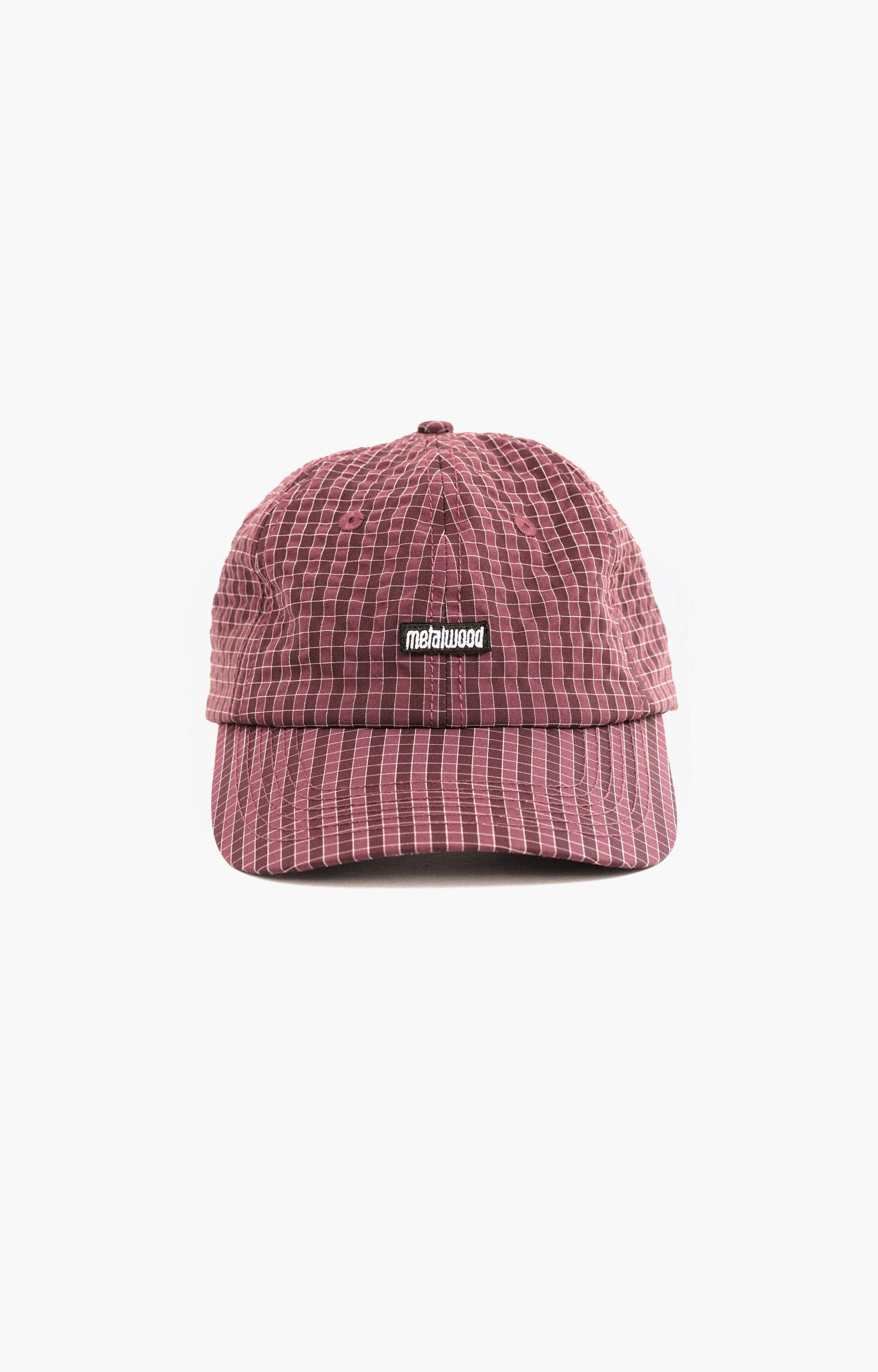 Metalwood Mini Metal Logo Dad Hat, Plum