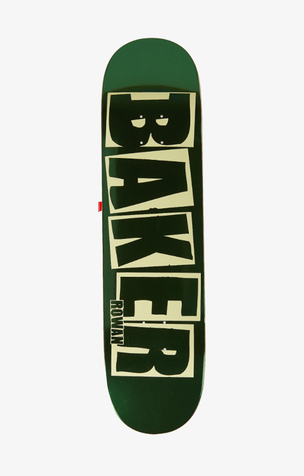 Baker Rowan Brand Name Foil B2 Skateboard Deck, 8.0"