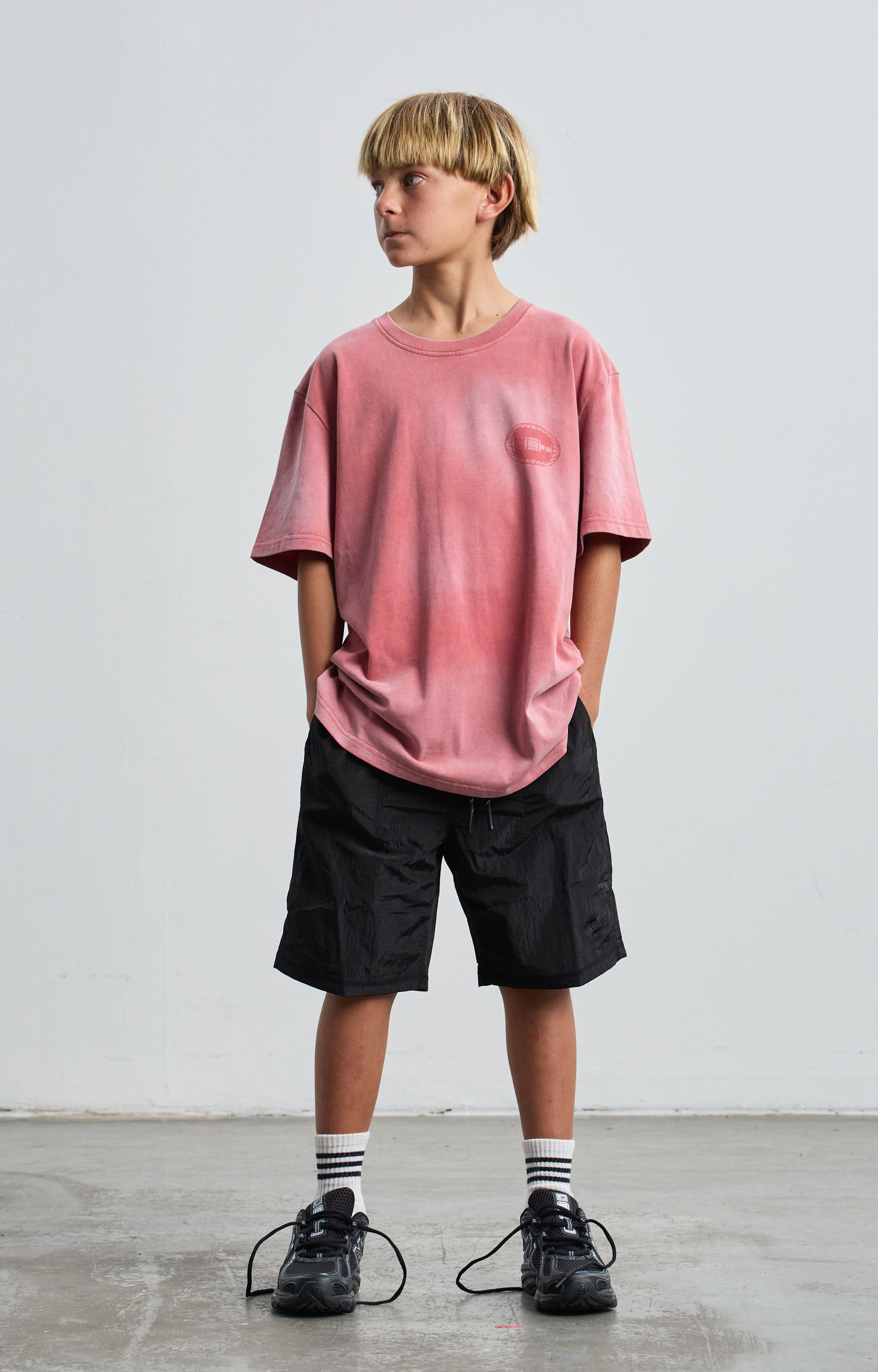 Concrete Youth Sunfade International T-Shirt, Rosso