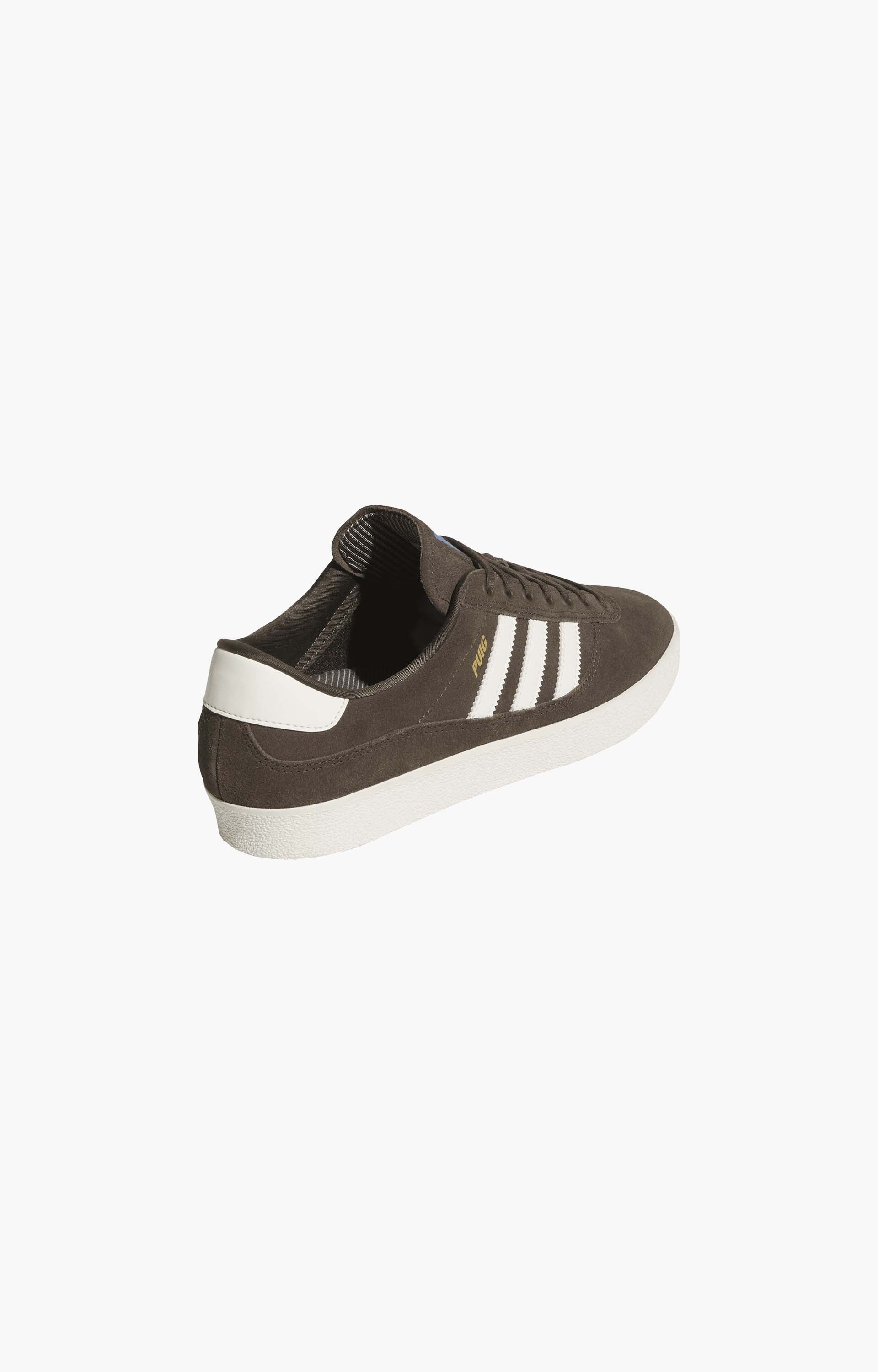 Adidas Puig Indoor Shoes, Brown Cloud/White/Blue Bird