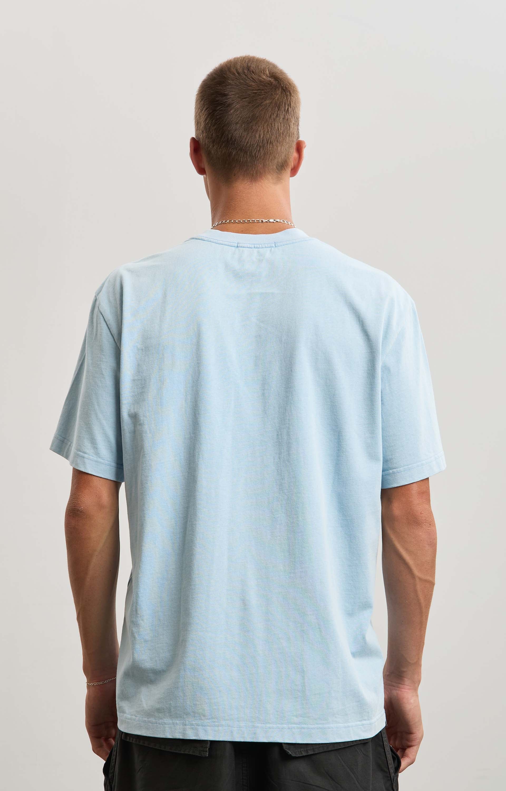 Concrete Pigment Wash T-Shirt, Sky