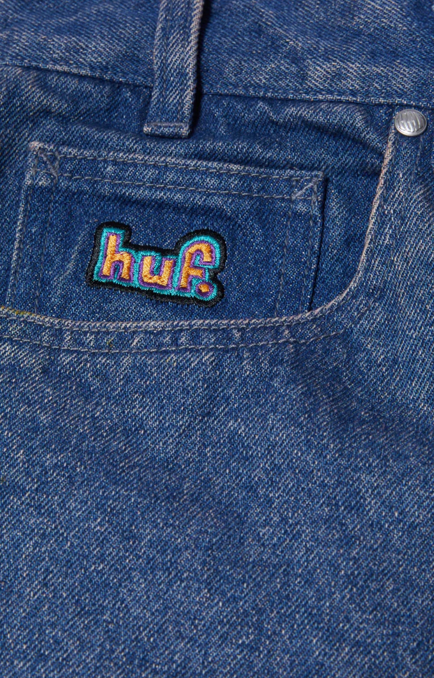 HUF Cromer Signature Washed Pants, Blue Night