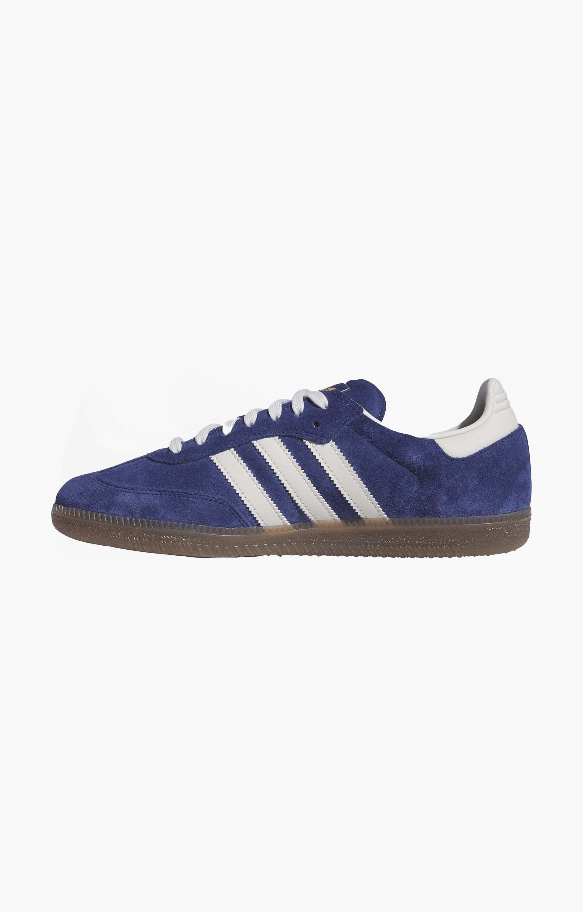Adidas Samba ADV Shoes, Dark Blue/Grey One/Gum
